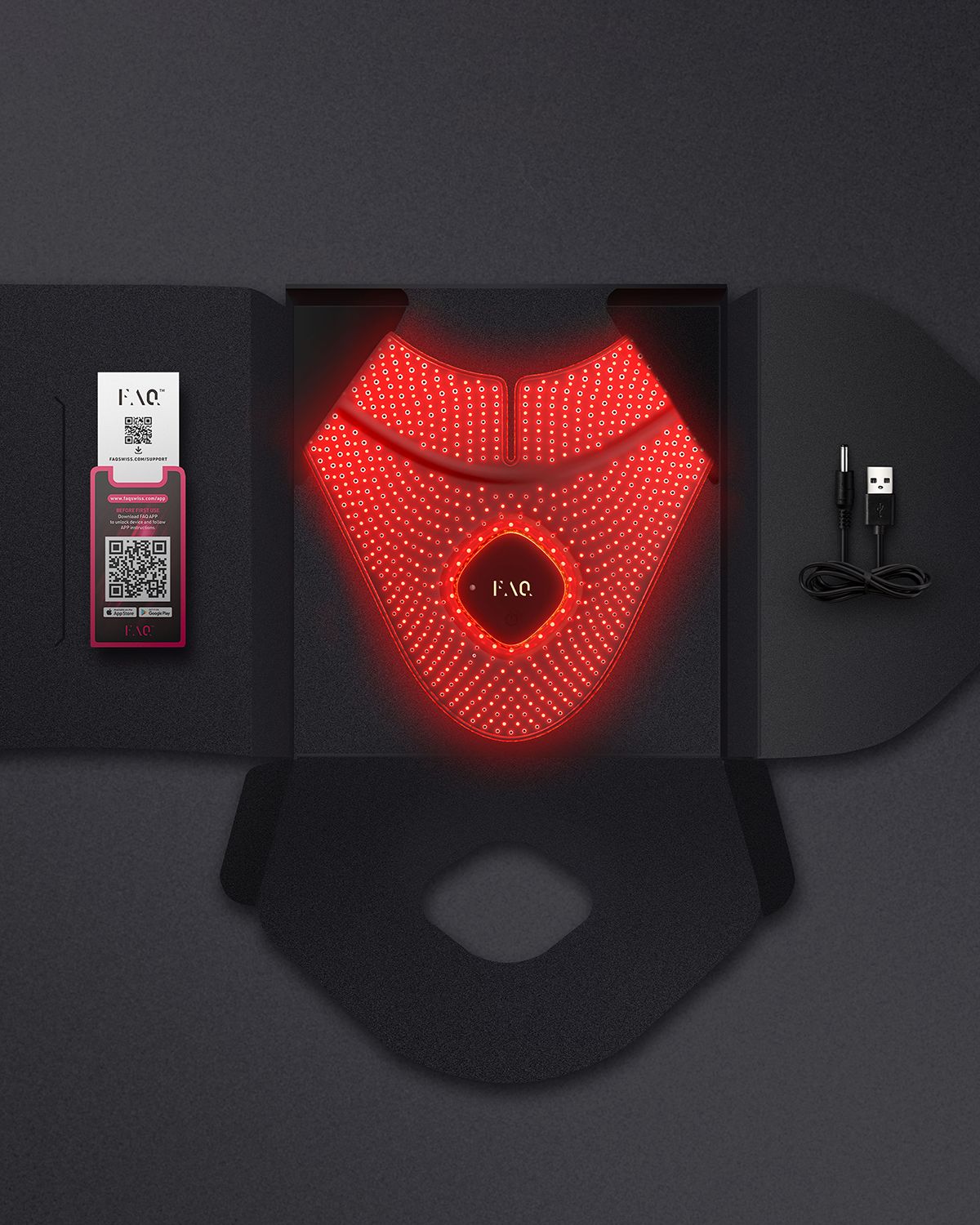 Foreo FAQ 211 Silicone LED Neck & Dcollet Mask