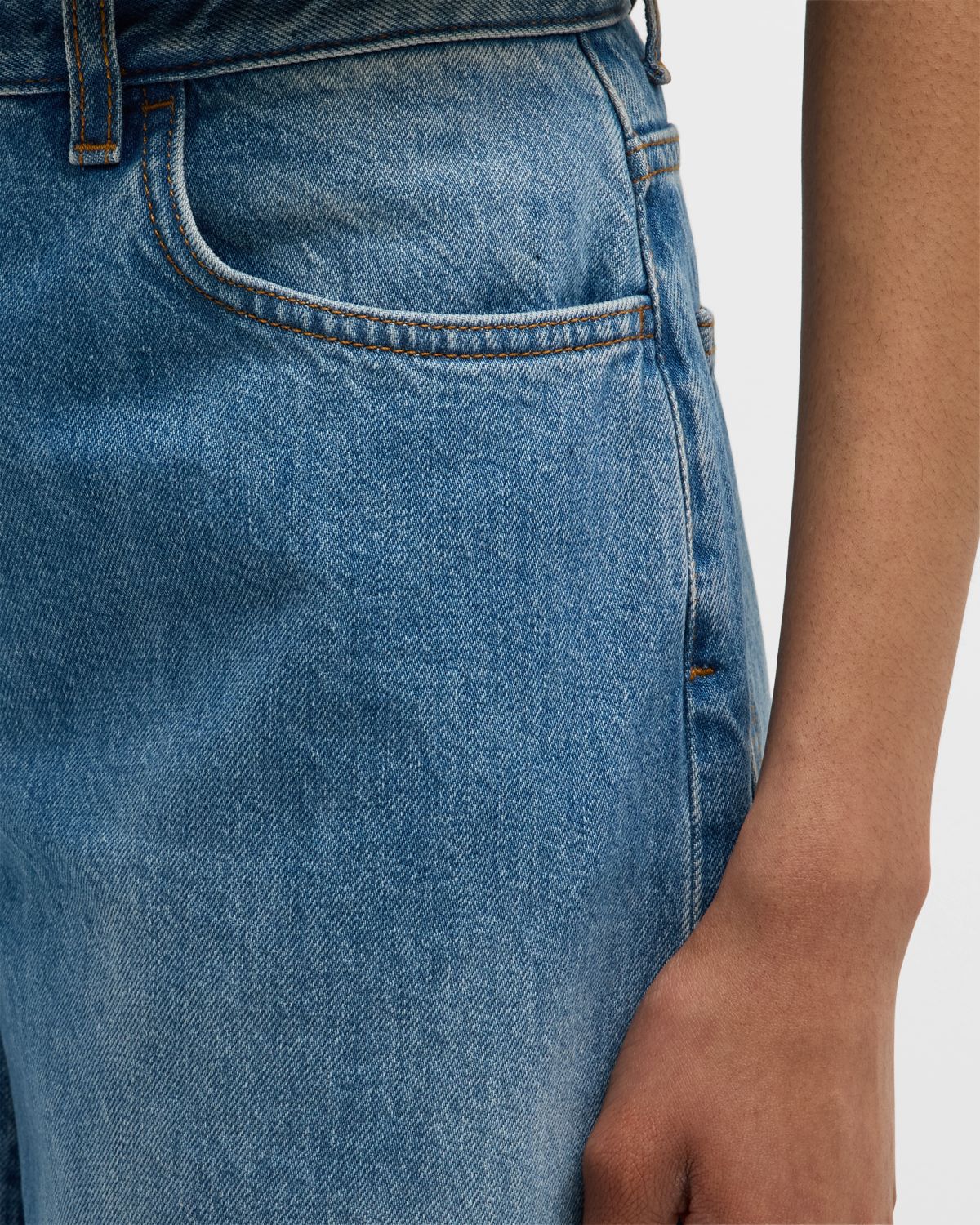 THE ROW Eglitta Mid-Rise Straight-Leg Jeans