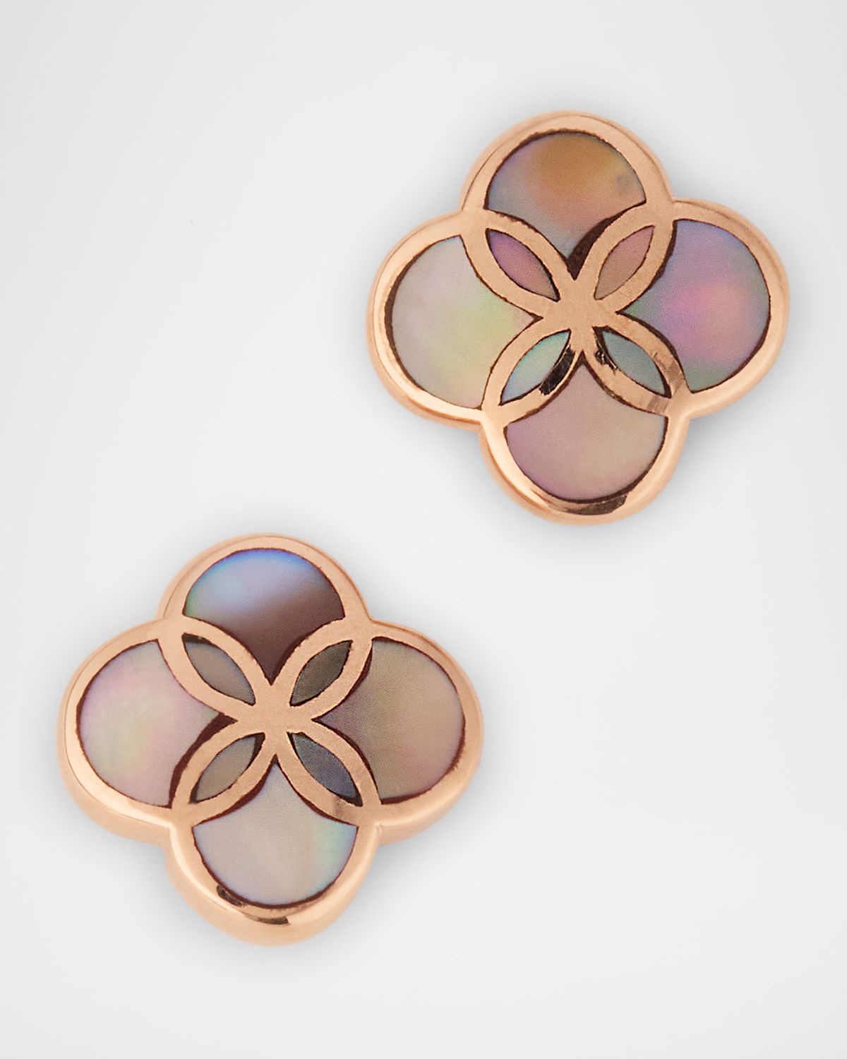 Jan Leslie Petal Gemstone Stud Earrings