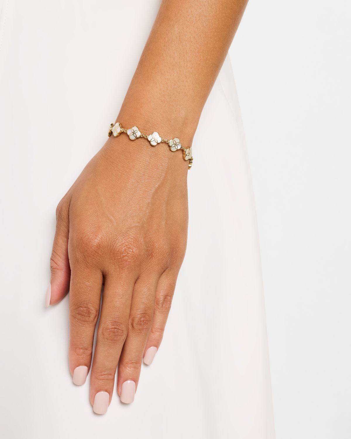 Jan Leslie All Over Petal Gemstone Bracelet