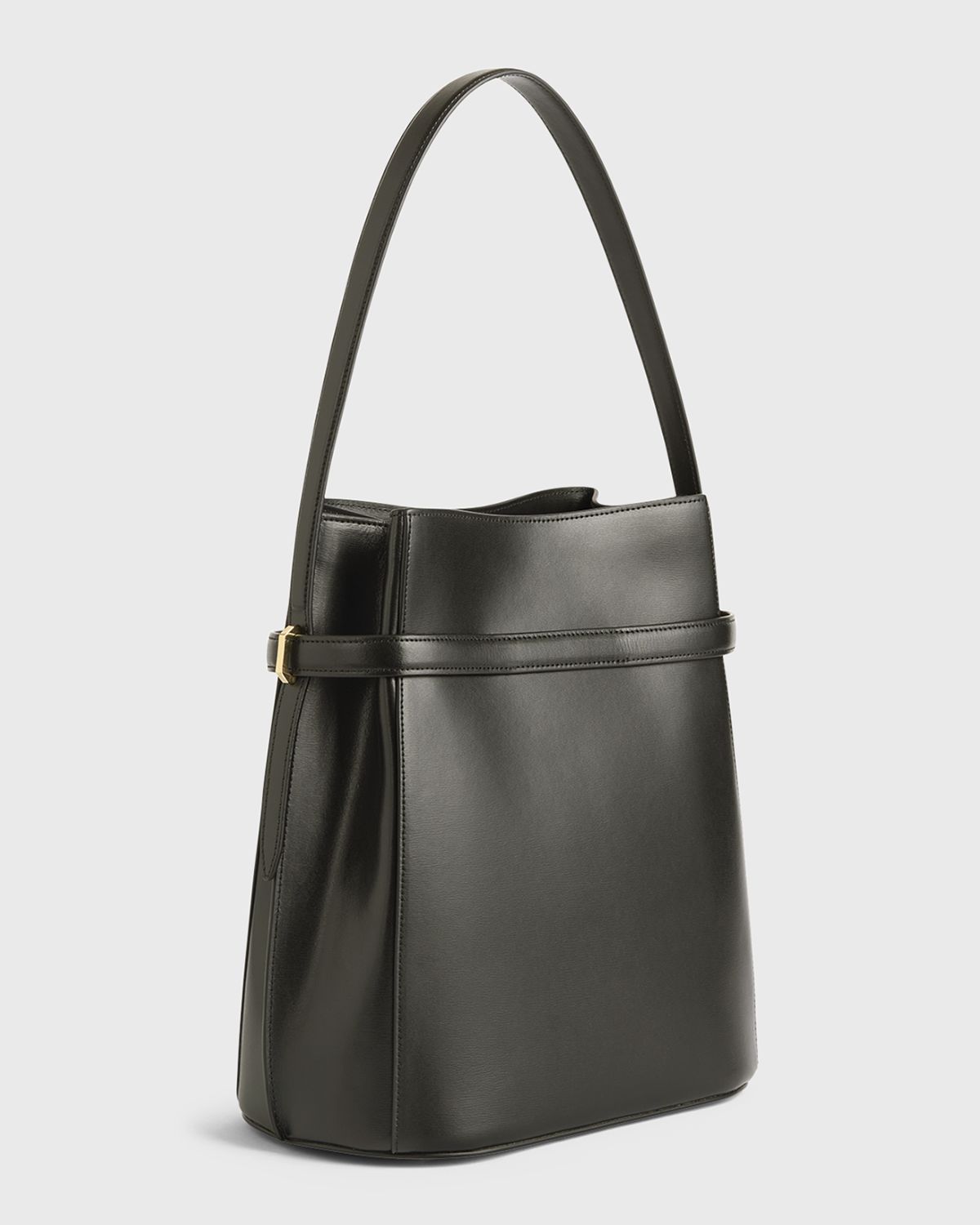 Toteme Belted Napa Leather Bucket Bag