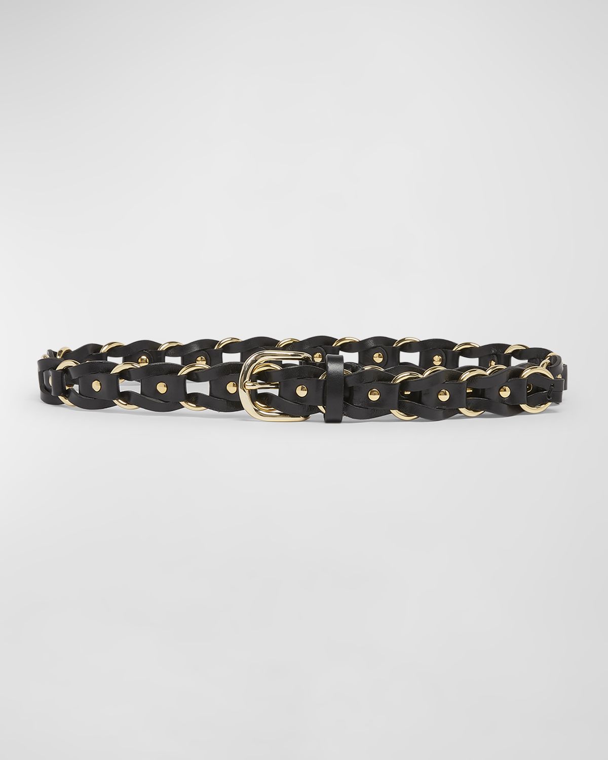 Isabel Marant Bali Goldtone Chained Leather Belt