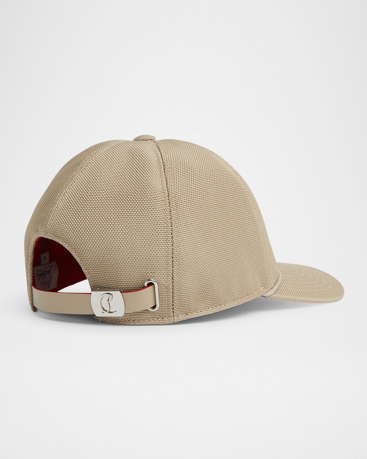 Christian Louboutin Men 's Mooncrest Canvas Baseball Cap