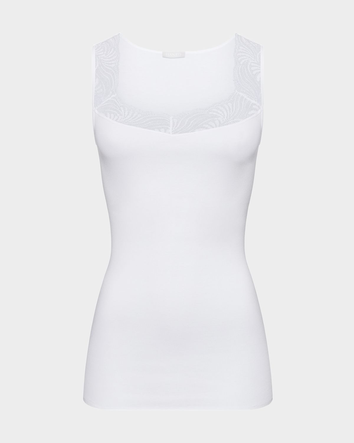 Hanro Cotton Delight Lace-Trim Tank Top | Thumbnail 6 Hanro Cotton Delight Lace-Trim Tank Top | Thumbnail 6