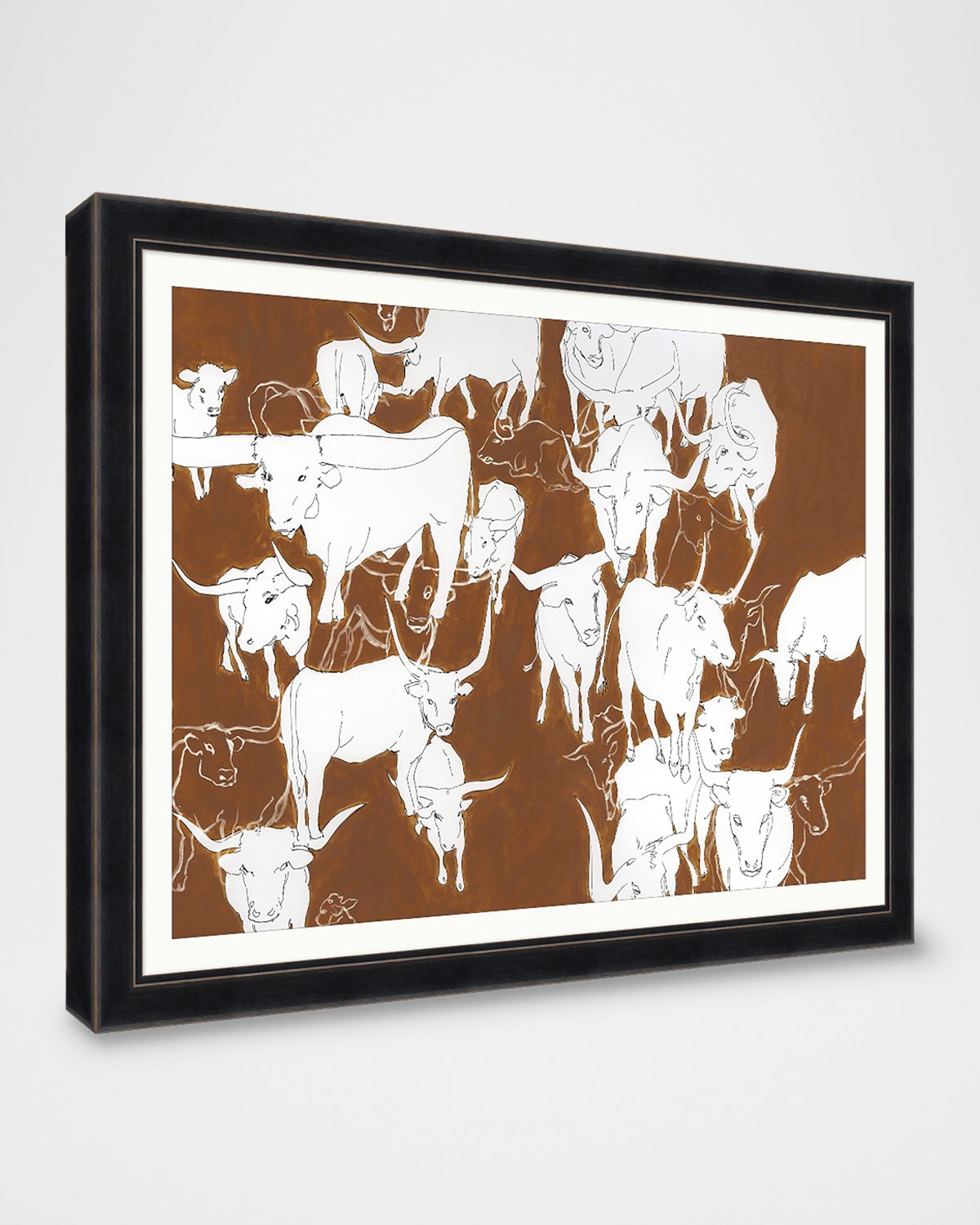 Wendover Art Group "Longhorn Round Up" Framed Giclee Wall Art | Thumbnail 3 Wendover Art Group "Longhorn Round Up" Framed Giclee Wall Art | Thumbnail 3
