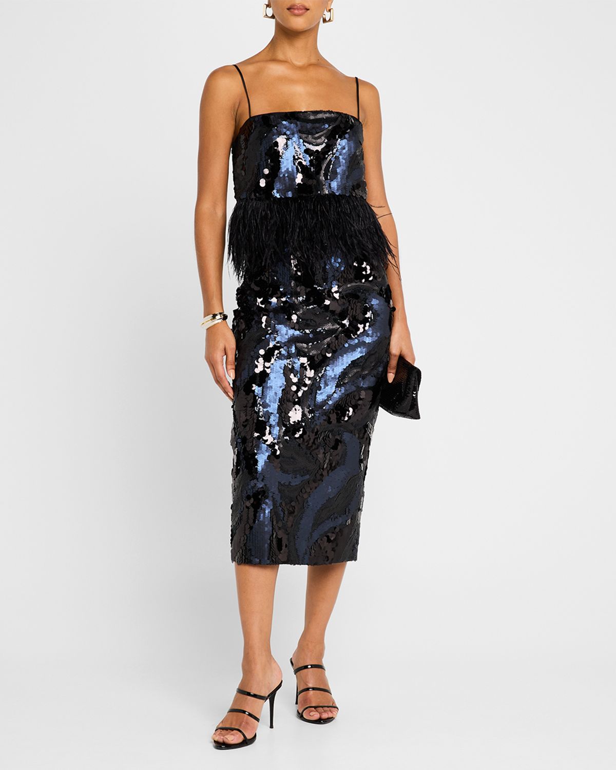 Ramy Brook Donnelly Sequined Pencil Skirt