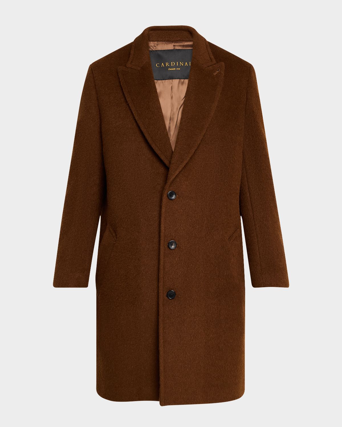 Cardinal of Canada Men 's Mercury Wool-Mohair Topcoat