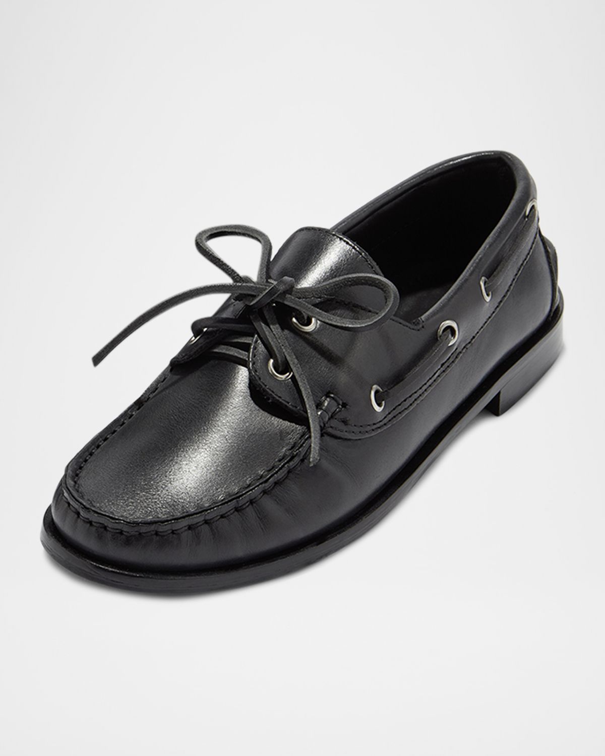 Aeyde Harris Calfskin Lace-Up Loafers