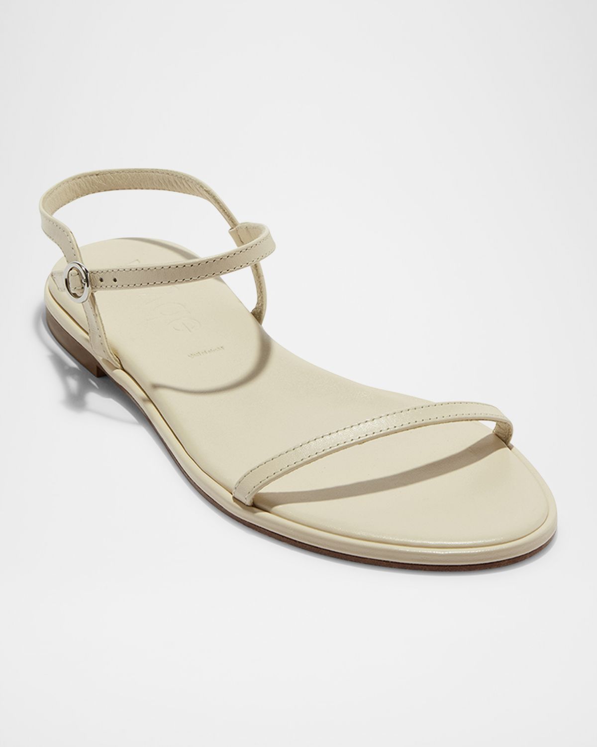 Aeyde Nettie Leather Ankle-Strap Sandals