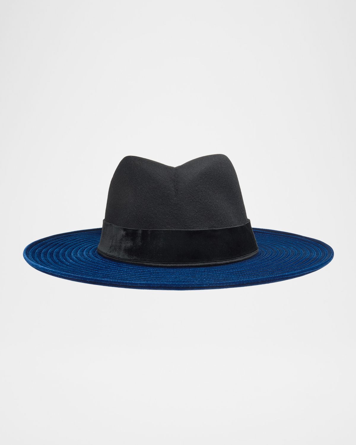 Gigi Burris Jeanne Two Toned Velvet Fedora