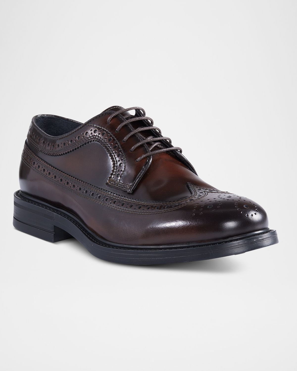 Paul Stuart Men 's Maxwell Wingtip Brogue Leather Derby Shoes