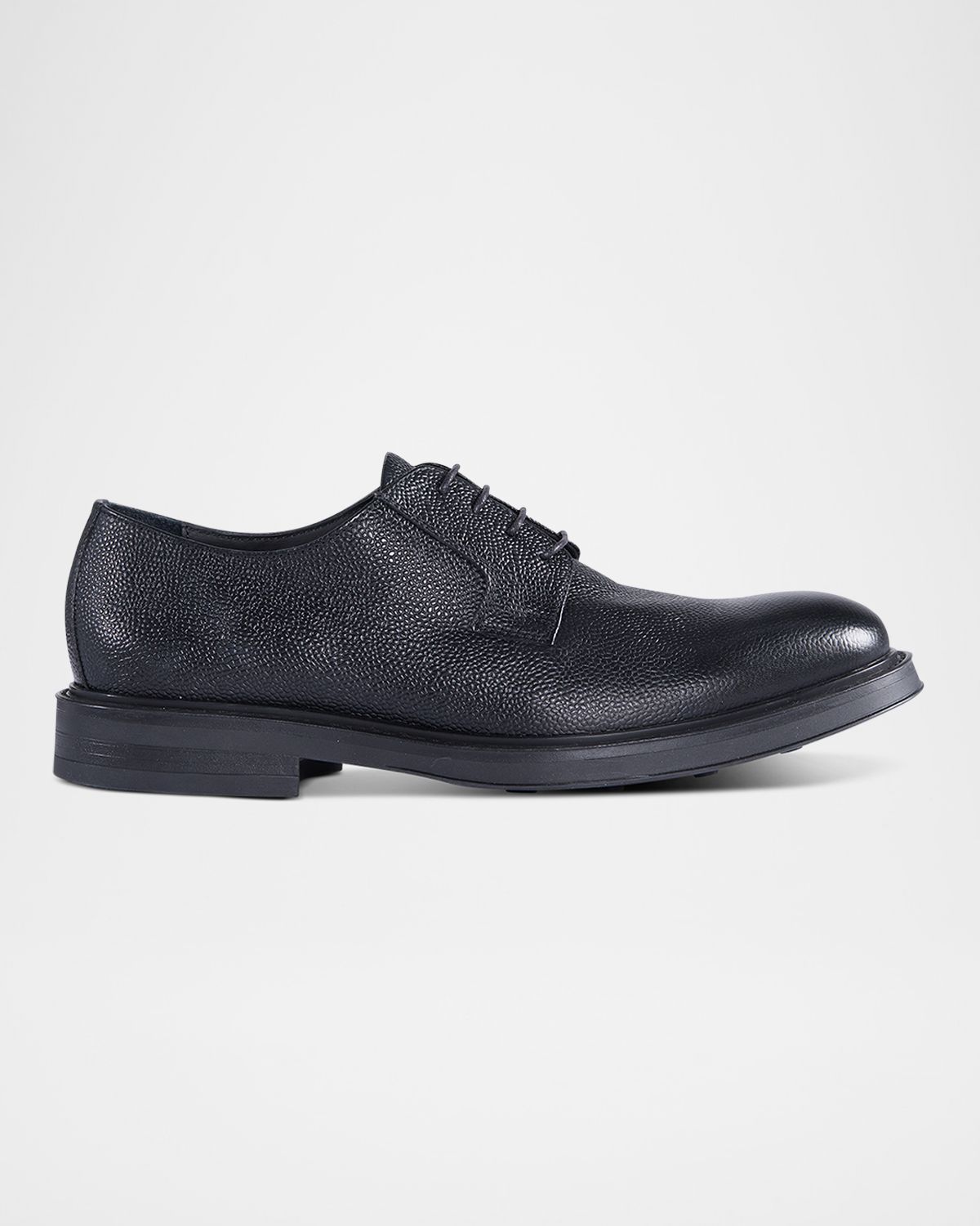 Paul Stuart Men 's Michael Pebbled Leather Derby Shoes