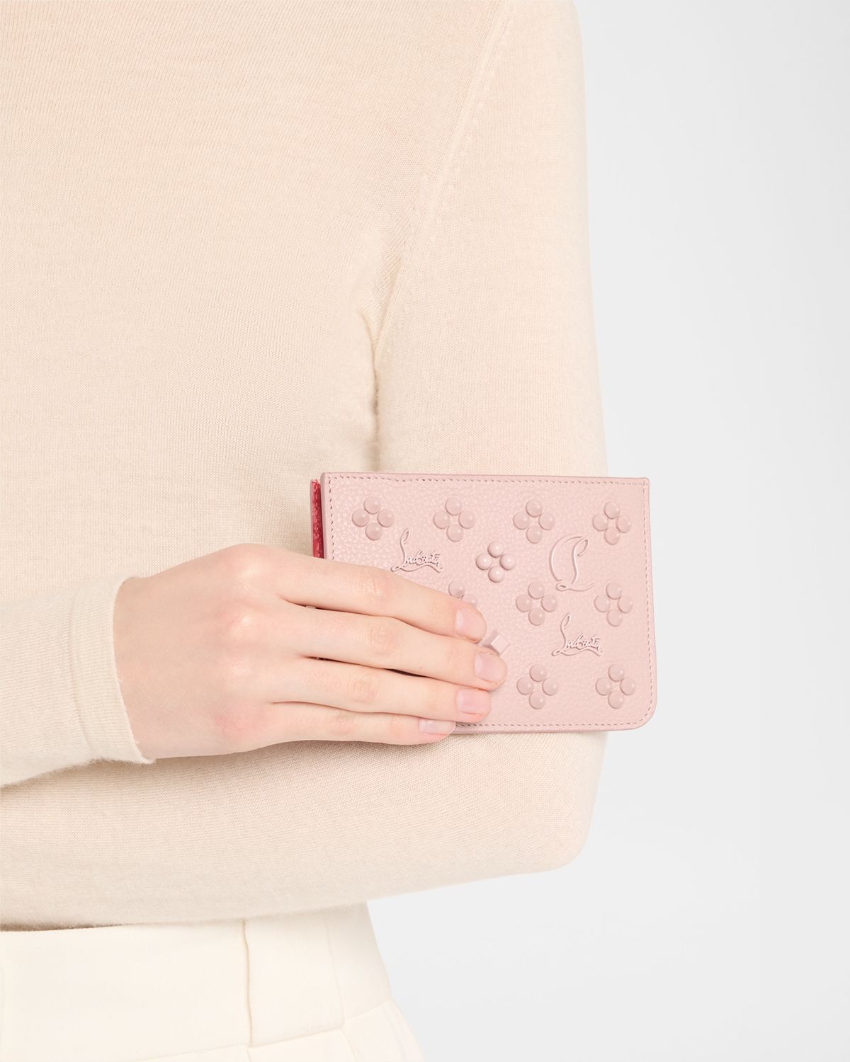 Christian Louboutin Paloma Loubinthesky Card Holder in Leather