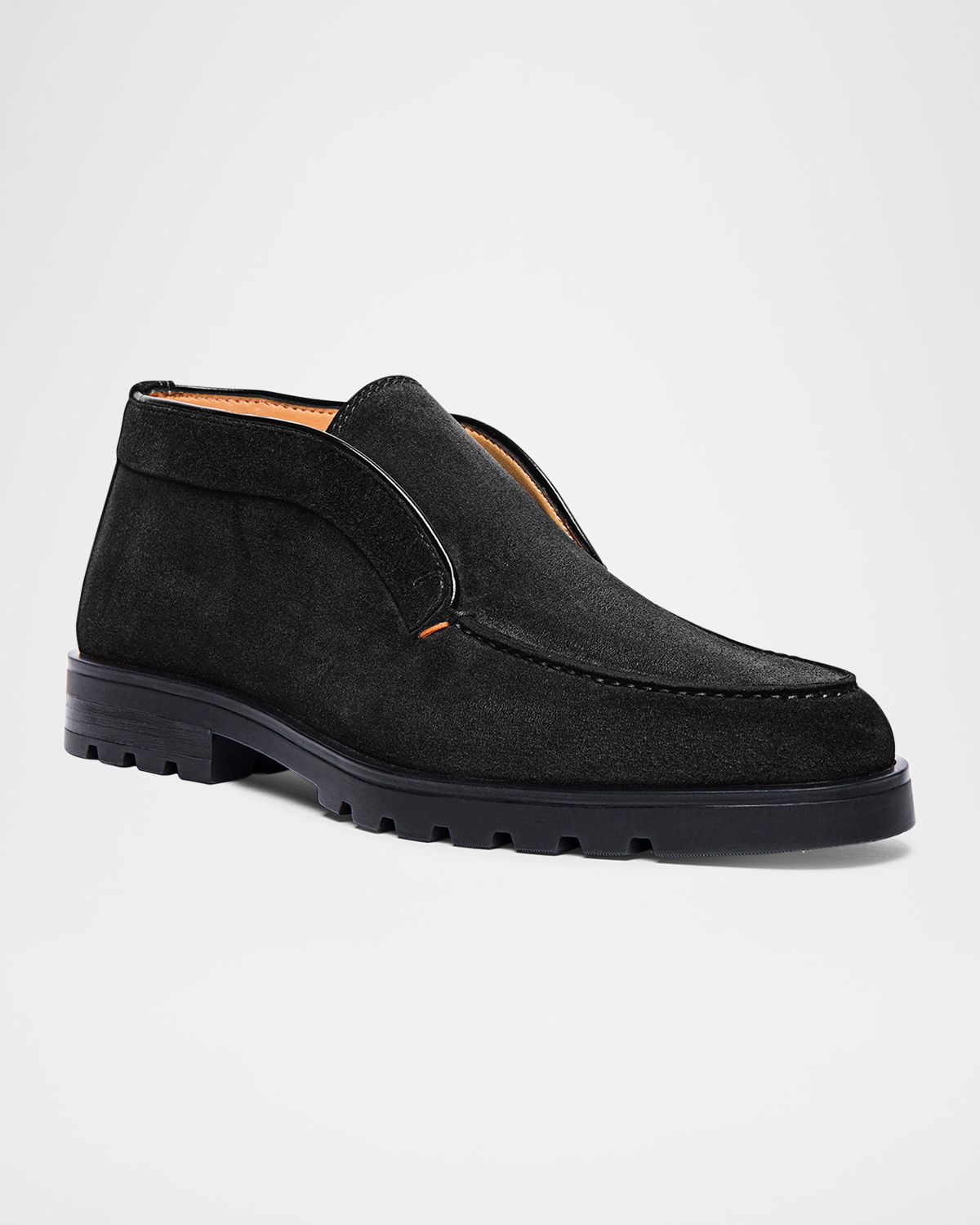 Santoni Men 's Rock Suede Loafers