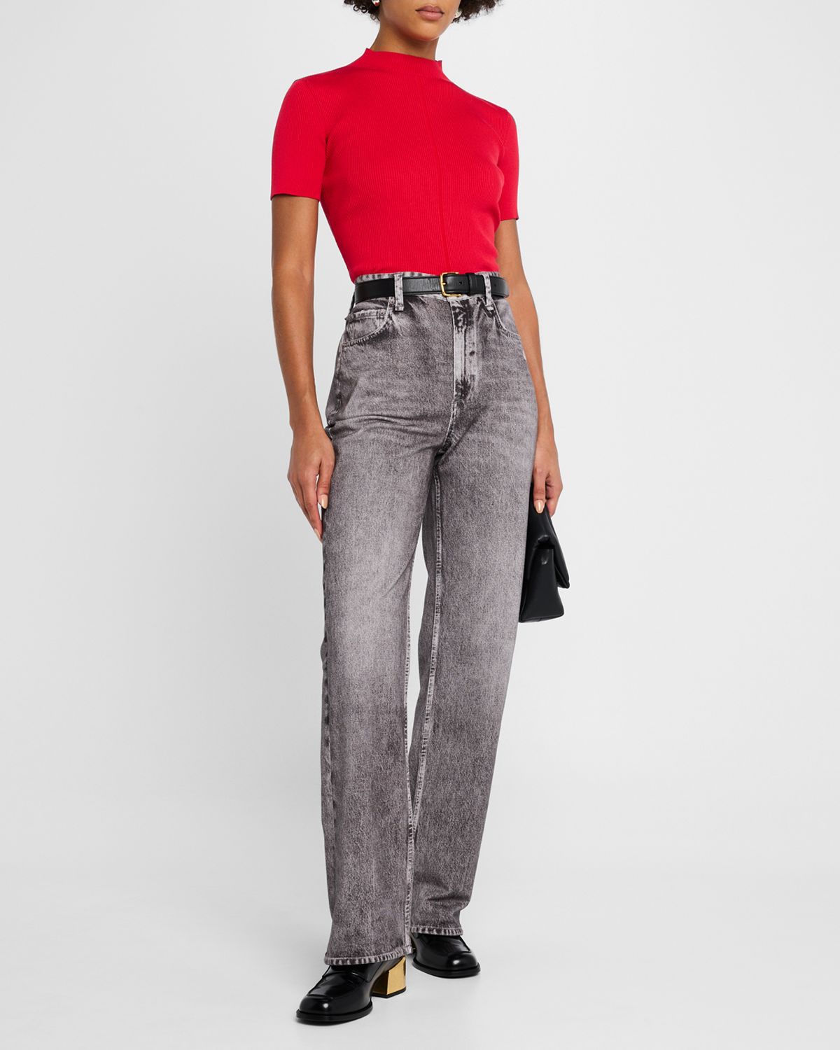 Rag & Bone rb Miramar Shea Relaxed Straight Jeans