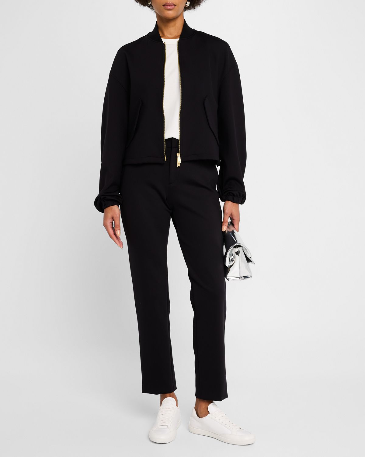 FABIANA FILIPPI Chain-Trim Crewneck Cotton T-Shirt