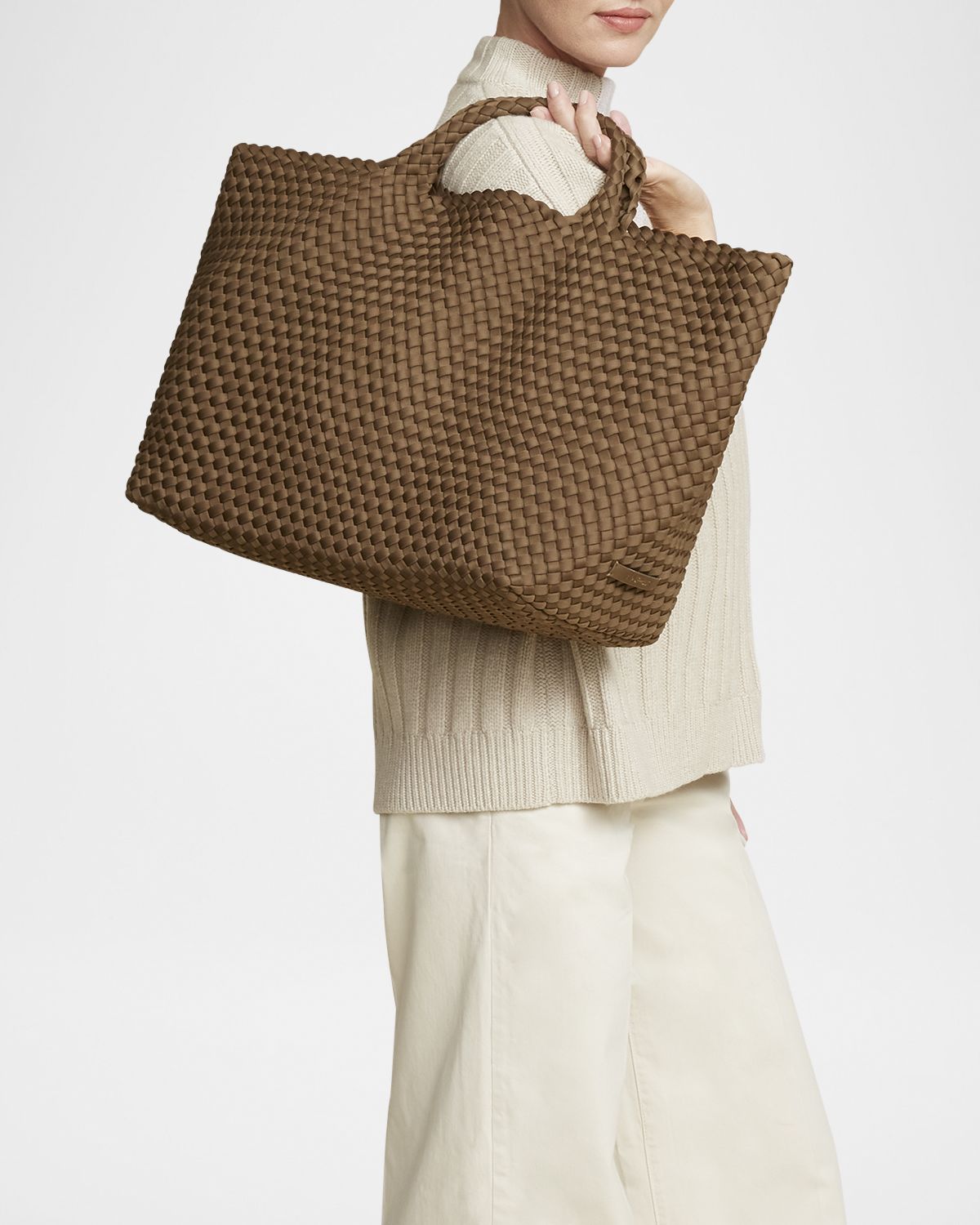 NAGHEDI St. Barths Large Woven Tote Bag