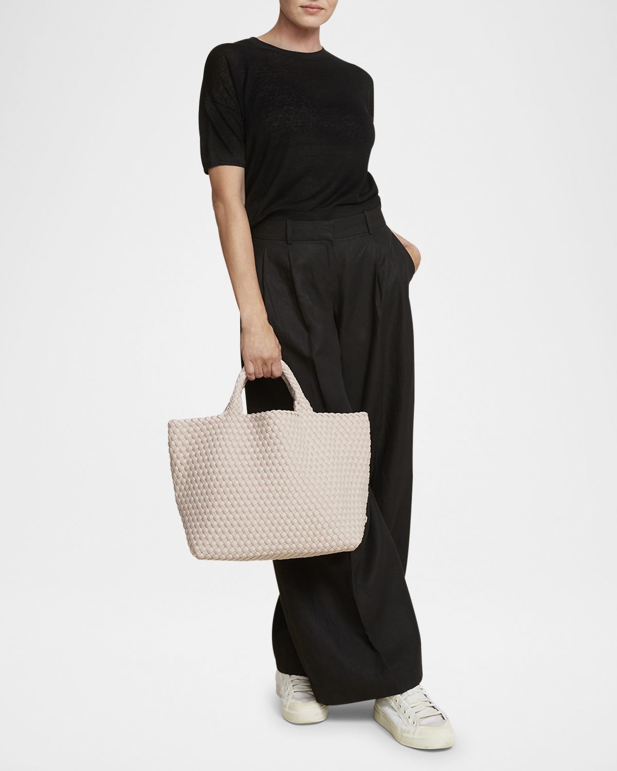 NAGHEDI St. Barths Medium Woven Tote Bag