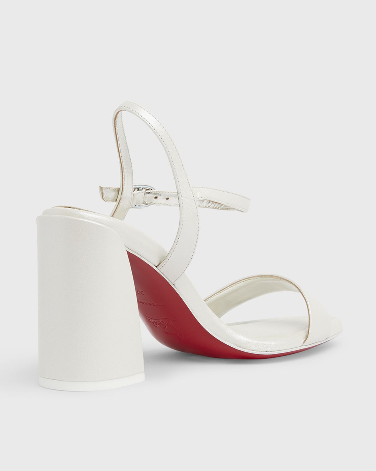 Christian Louboutin 85mm Miss Jane Ankle-Strap Sandals