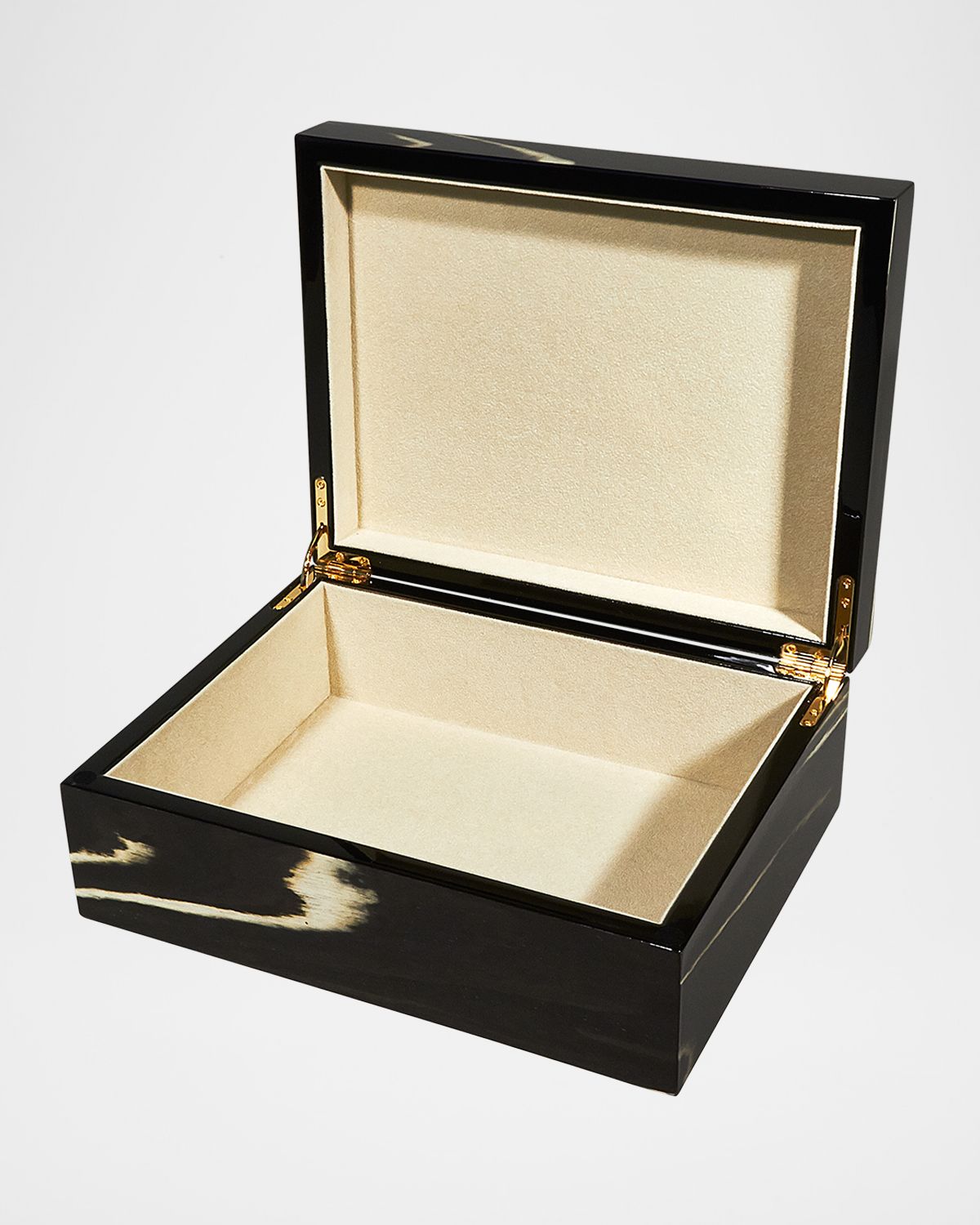 Tizo Polished Zebra Stripe Wood Box