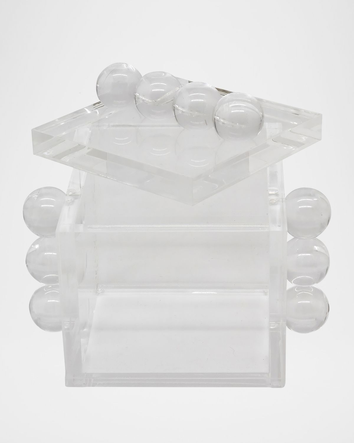 Tizo Clear Lucite Box with Bubbles