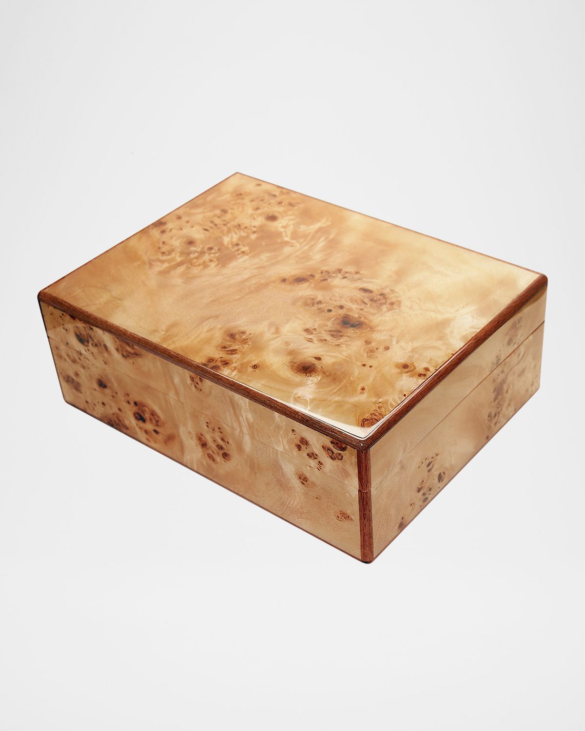 Tizo Polished Natural Wood Box