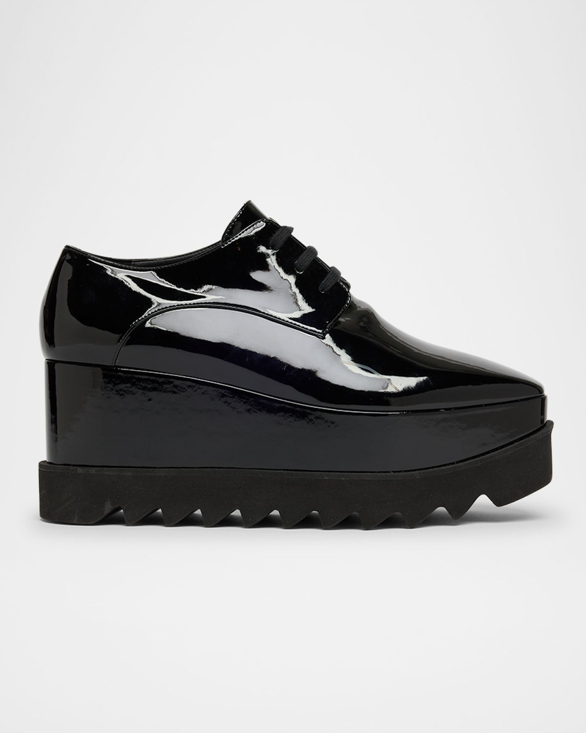 Stella McCartney Elyse Patent Alter Platform Sneaker Loafers