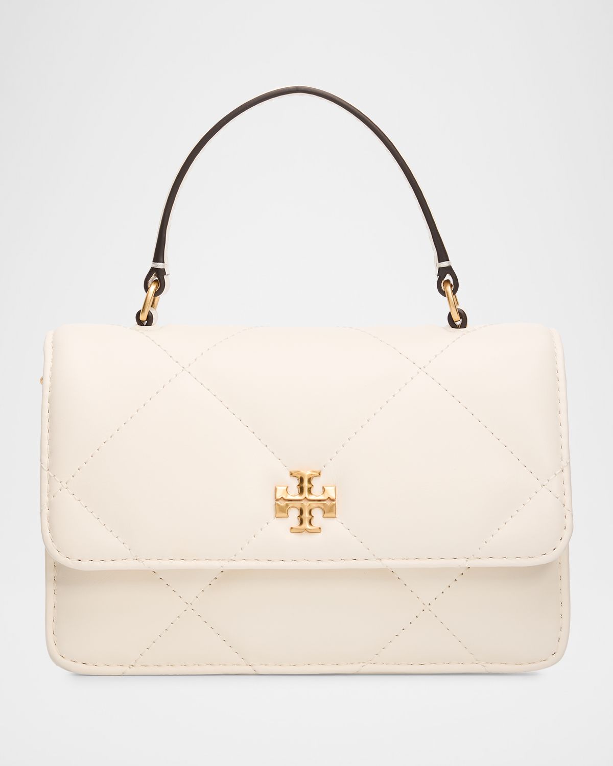 Tory Burch Kira Mini Quilted Leather Top-Handle Bag with Chain | Thumbnail 7 Tory Burch Kira Mini Quilted Leather Top-Handle Bag with Chain | Thumbnail 7