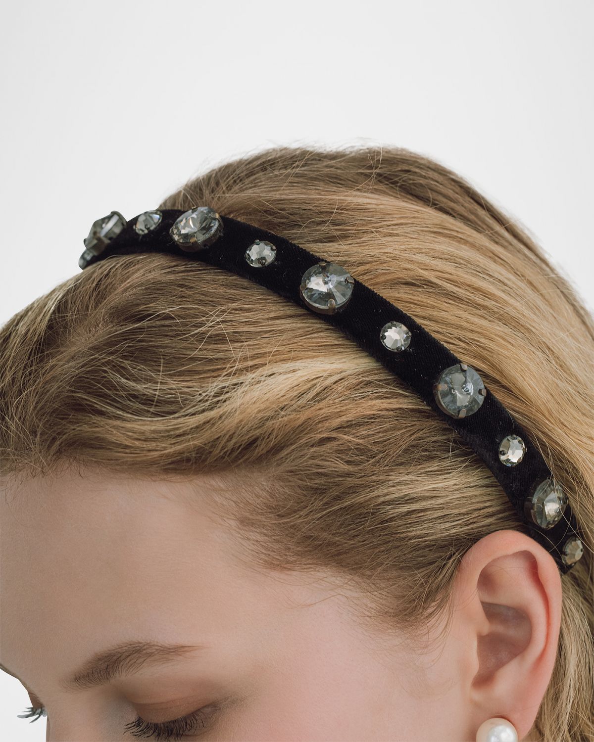 Jennifer Behr Kendall Silk Embellished Headband