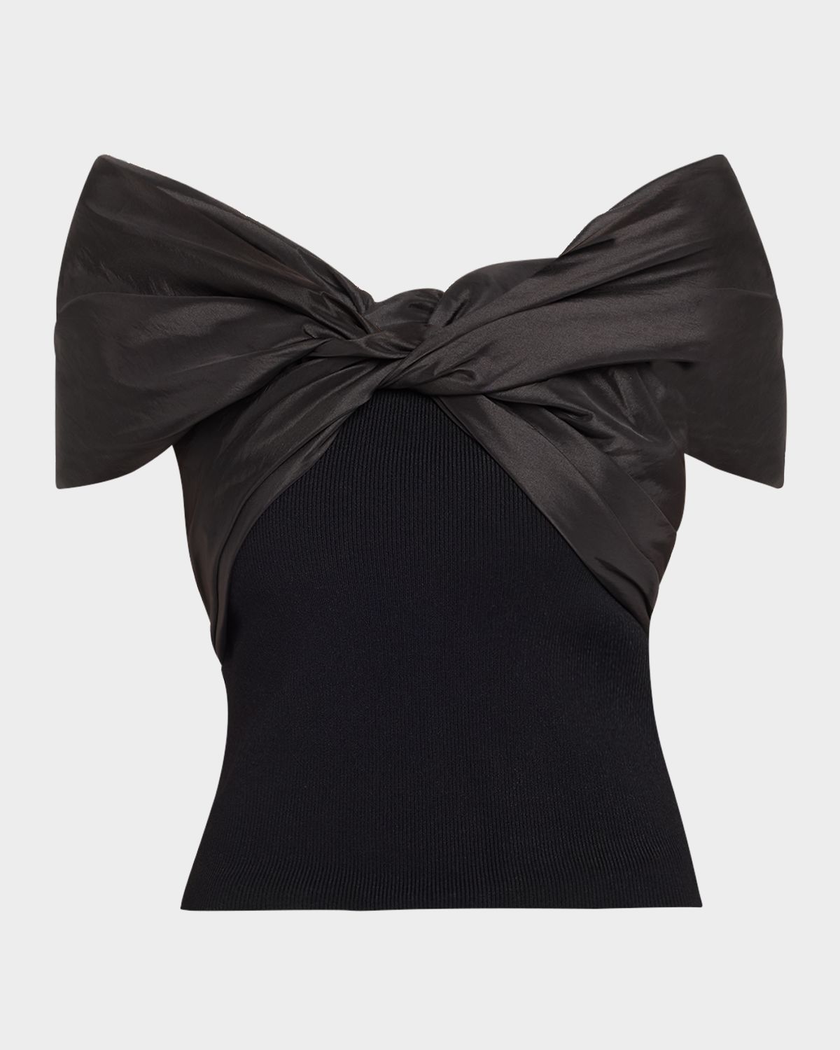 SIMKHAI Celiana Combo Off-The-Shoulder Top | Thumbnail 6 SIMKHAI Celiana Combo Off-The-Shoulder Top | Thumbnail 6