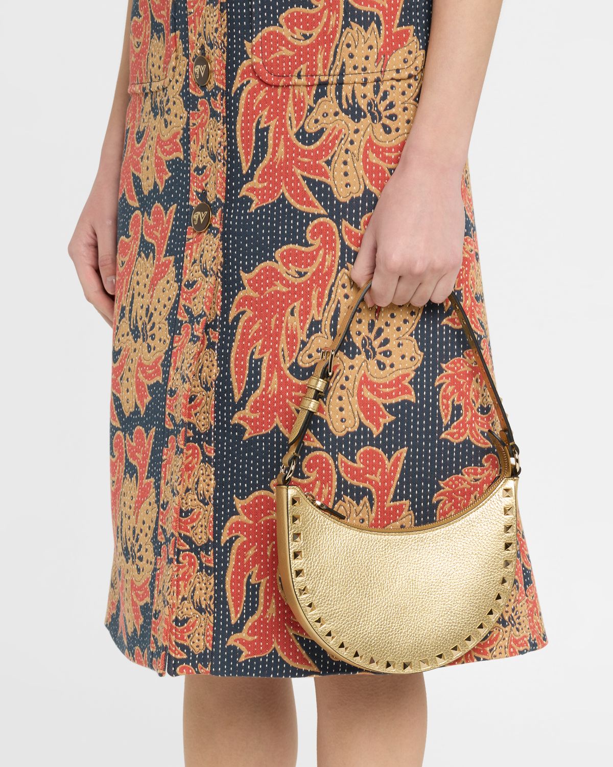 Valentino Garavani Rockstud Mini Leather Shoulder Bag