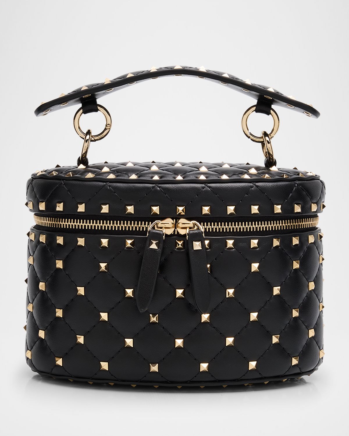 Valentino Garavani Rockstud Spike Top-Handle Vanity Bag