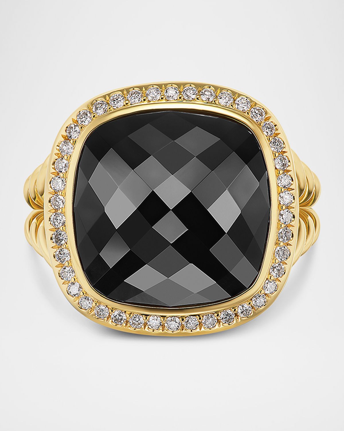 David Yurman Albion Ring with Gemstones and Diamonds in 18K Gold