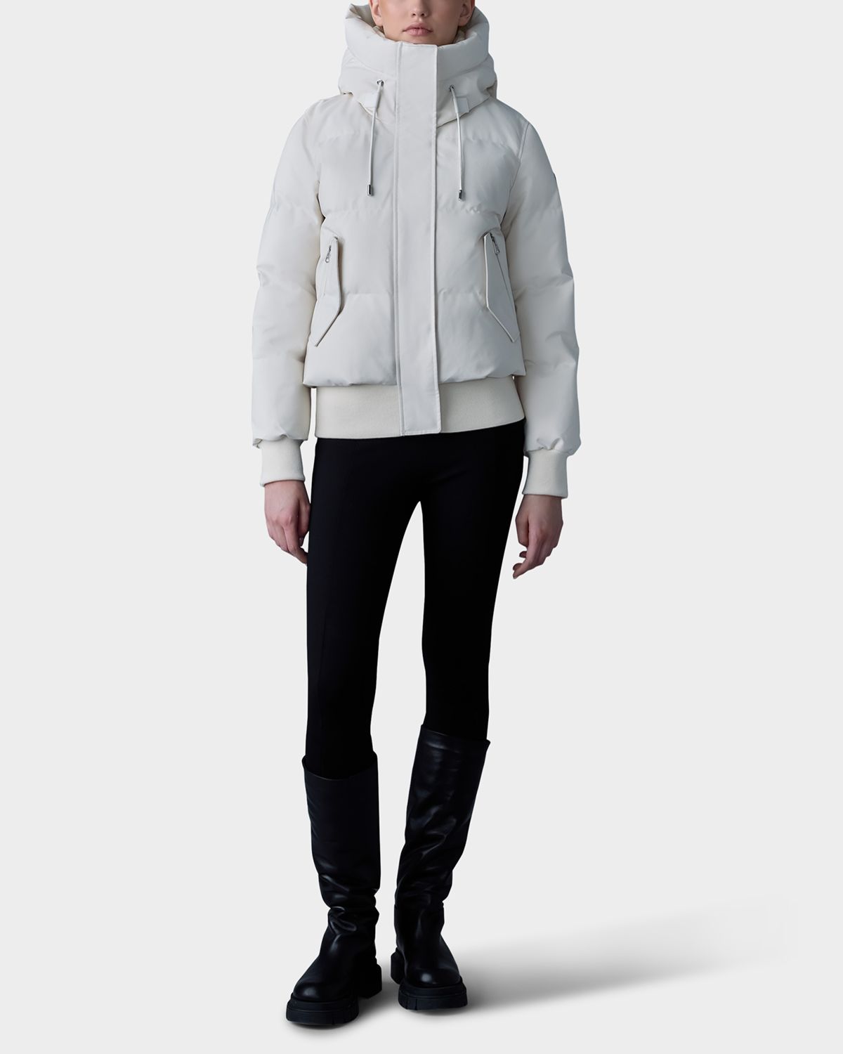 Mackage Nefi Nordic Tech Down Jacket with Hood