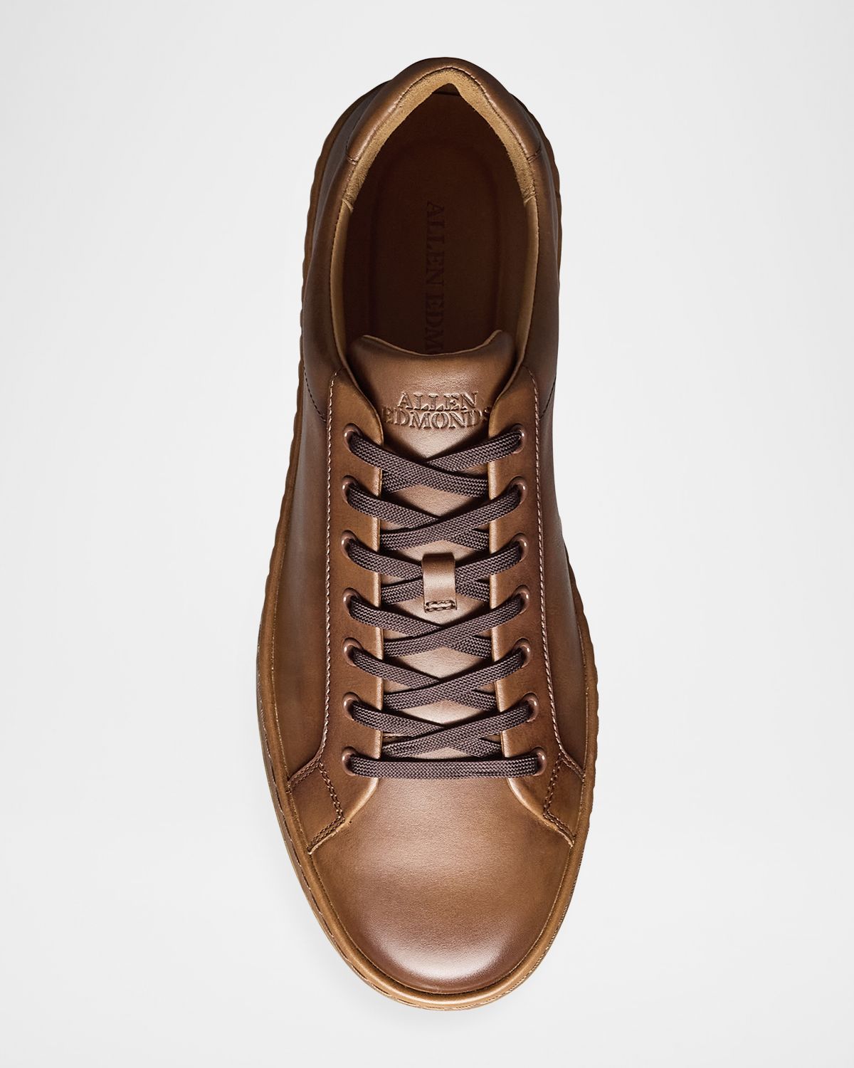 Allen Edmonds Men 's Barnes Leather Low-Top Sneakers | Thumbnail 4 Allen Edmonds Men 's Barnes Leather Low-Top Sneakers | Thumbnail 4