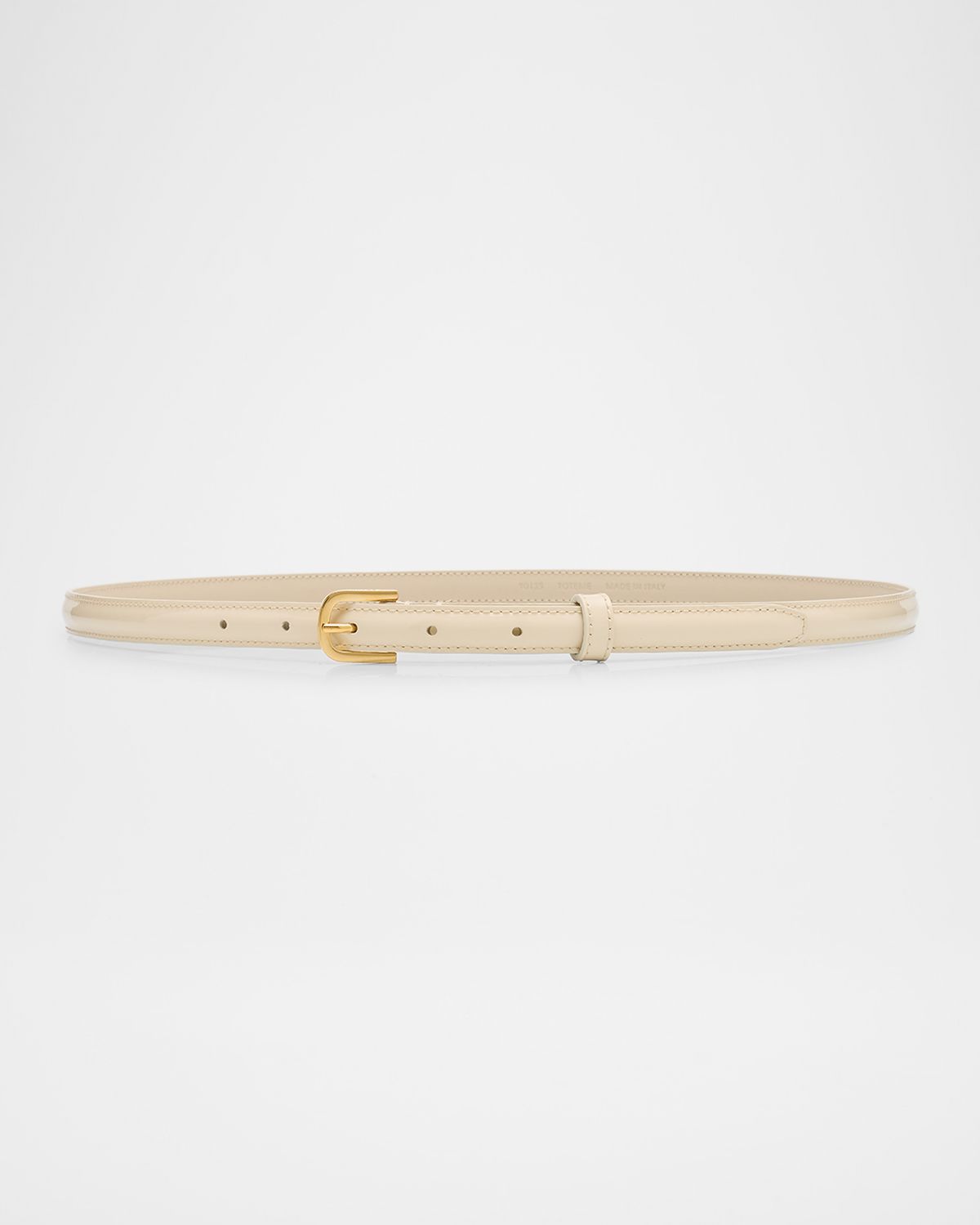 Toteme Patent Leather Skinny Belt