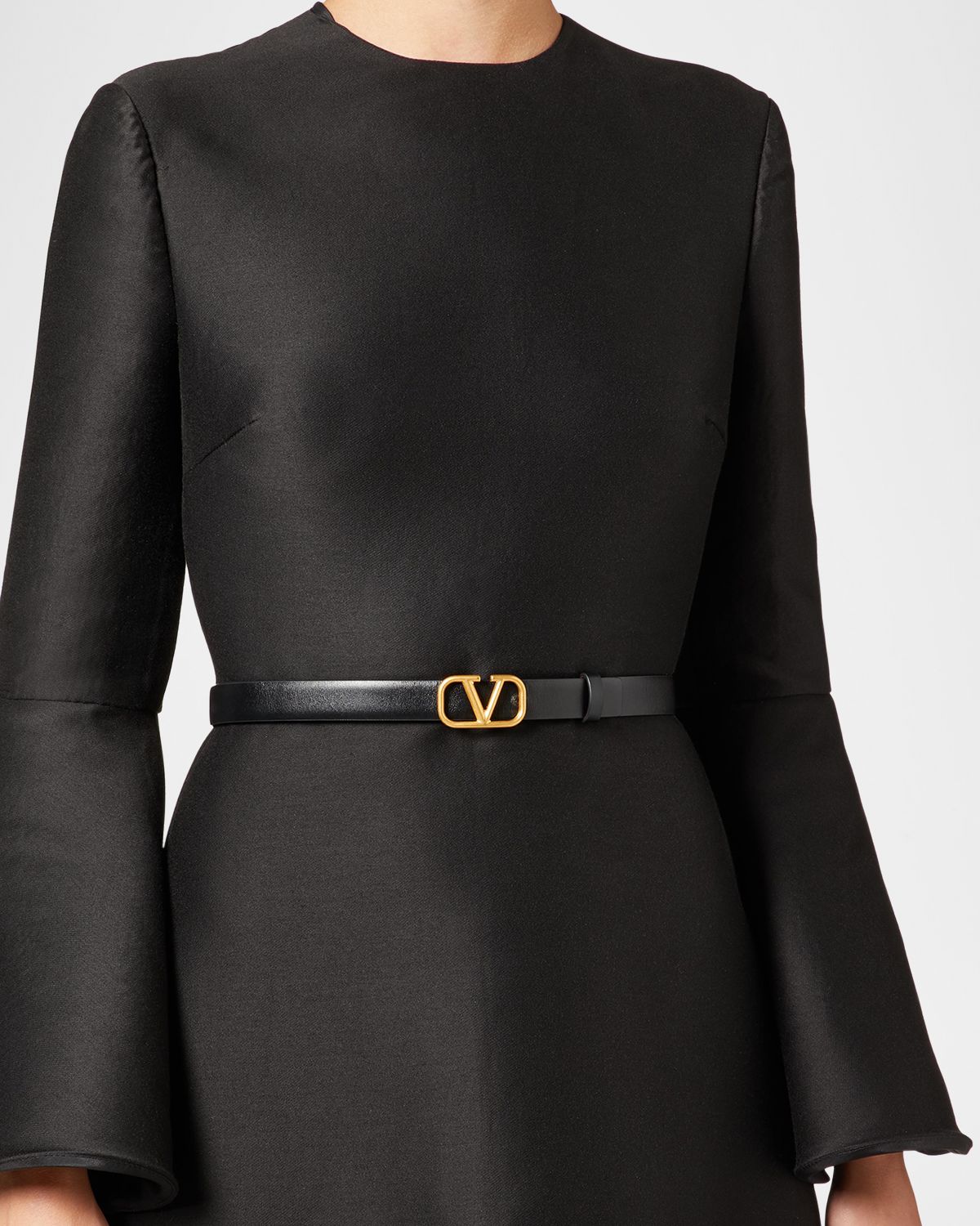 Valentino Garavani VLogo Signature Reversible Leather Belt, 20mm