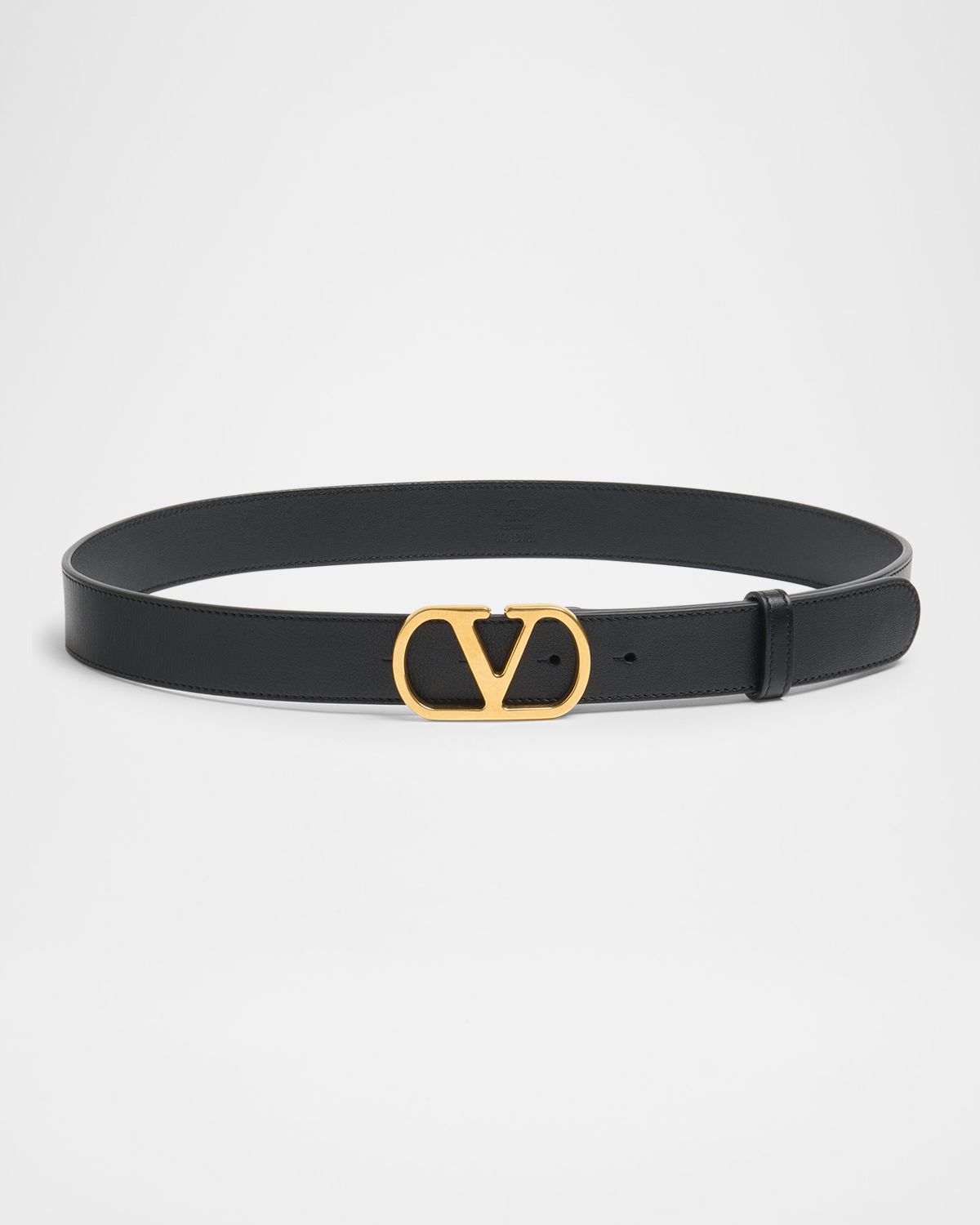 Valentino Garavani VLogo Signature Leather Belt, 30mm | Thumbnail 4 Valentino Garavani VLogo Signature Leather Belt, 30mm | Thumbnail 4