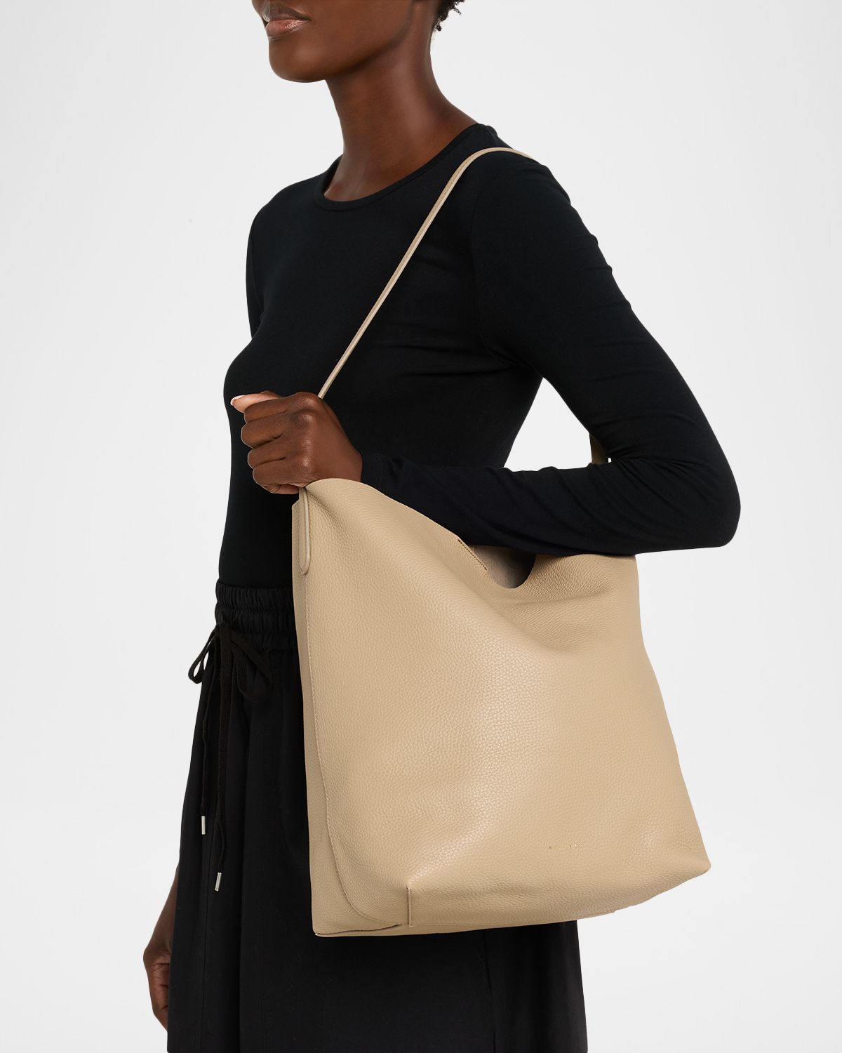 Mansur Gavriel Everyday Leather Shoulder Bag