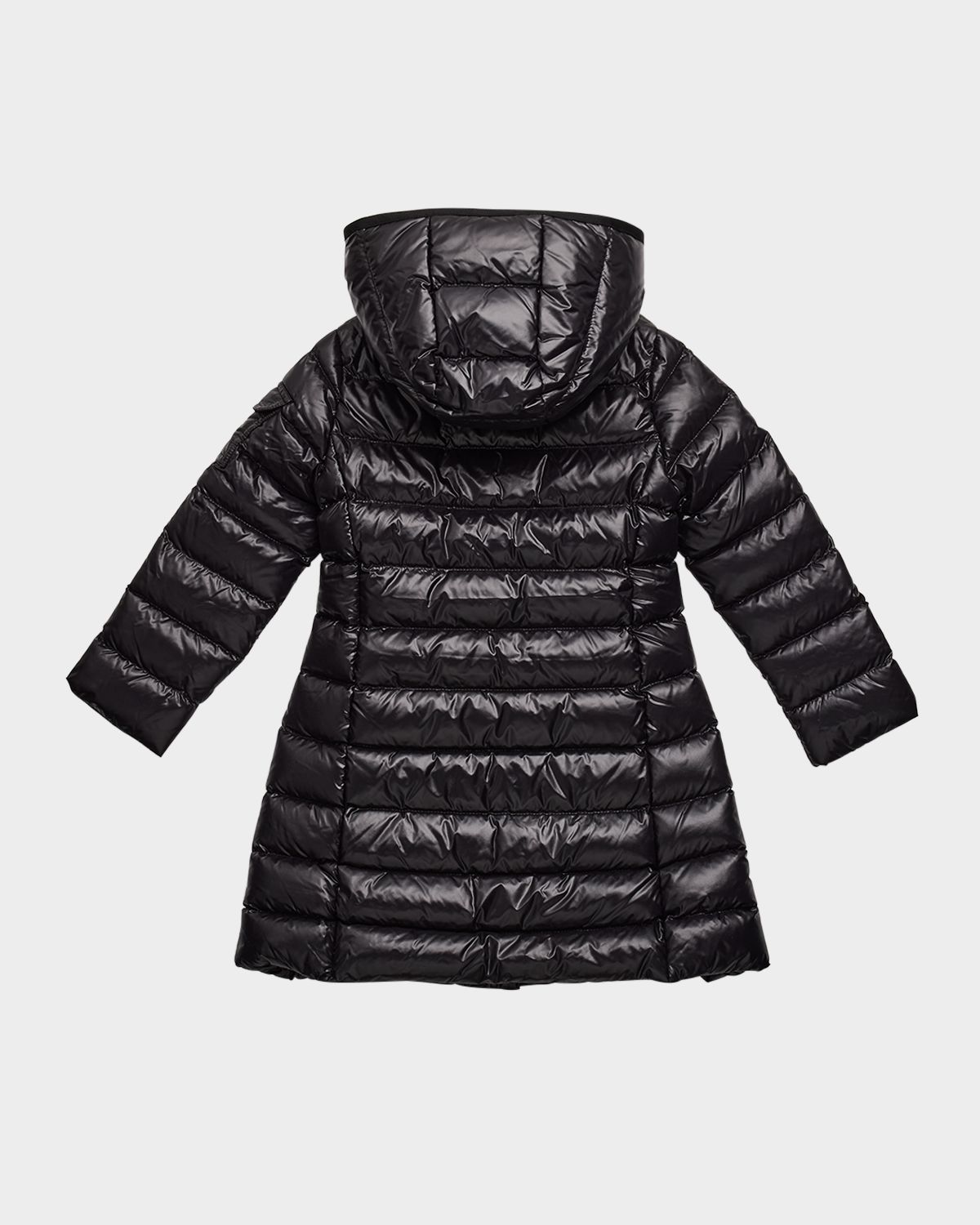 Moncler Girl 's Moka Shiny Puffer Coat, Size -6