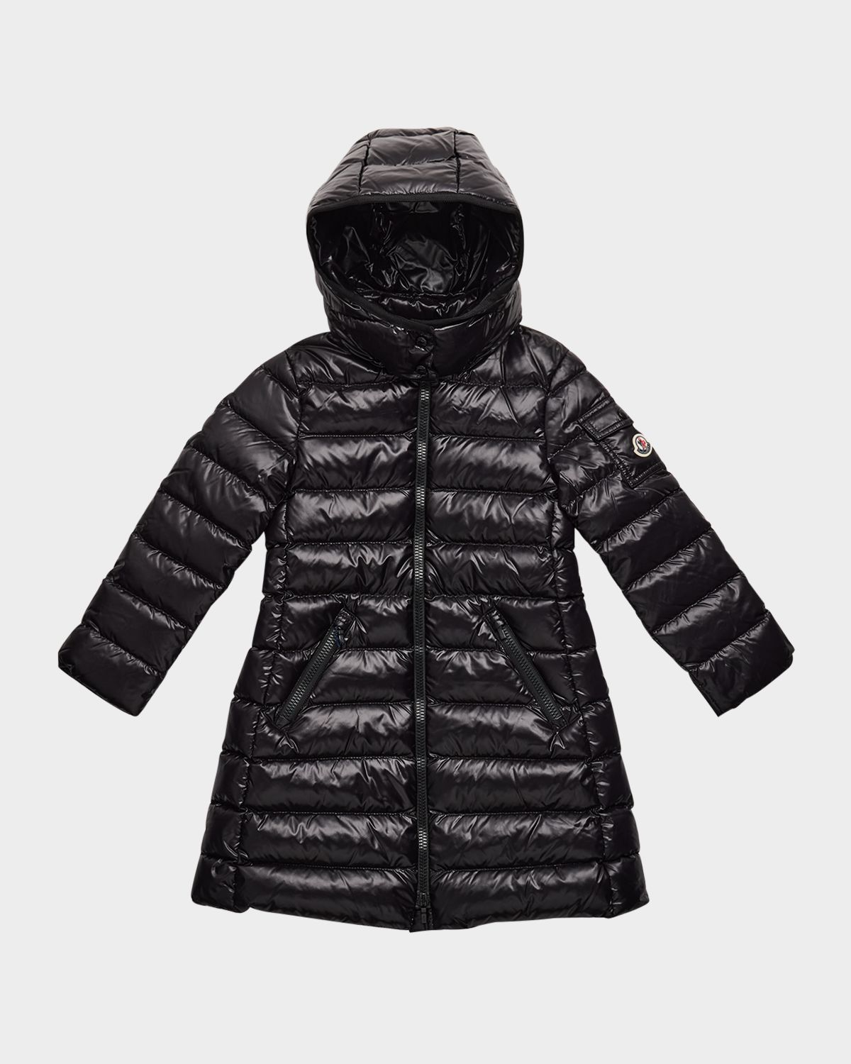 Moncler Girl 's Moka Shiny Puffer Coat