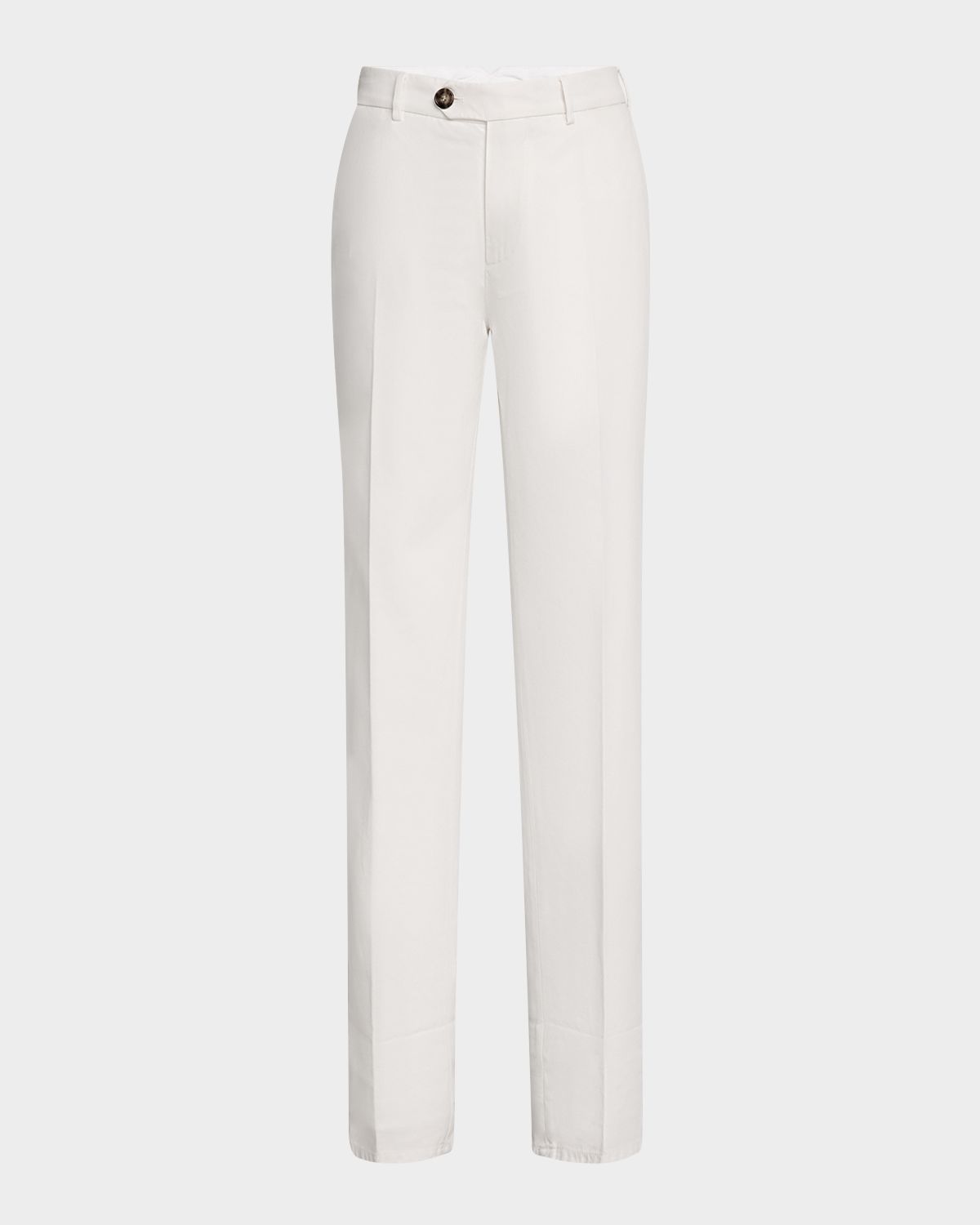 Brunello Cucinelli Men 's Slim Flat-Front Pants