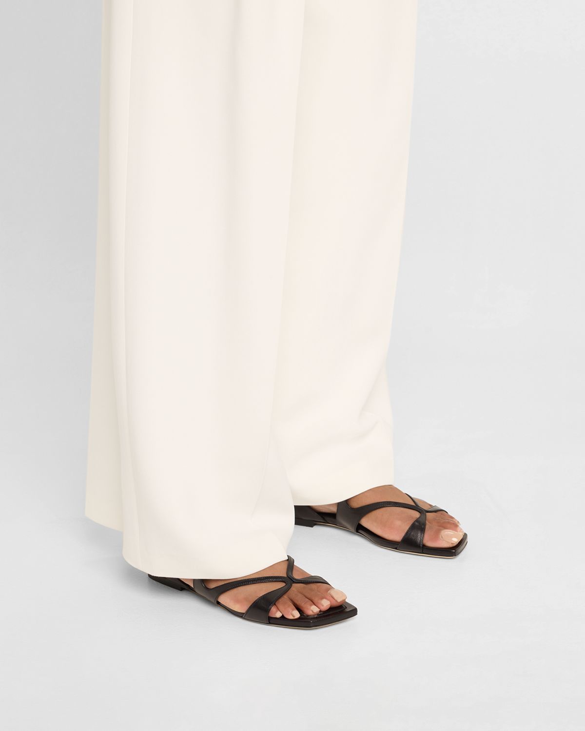 Jimmy Choo Ayla Strappy Leather Sandals