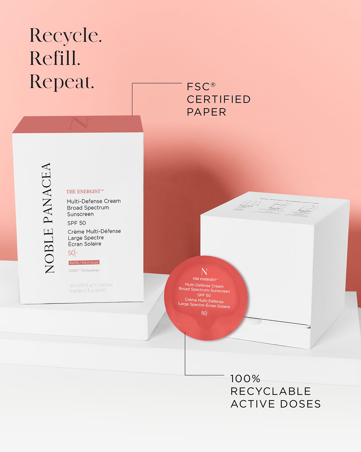 Noble Panacea The Energist Multi-Defense Cream SPF50 Refill, 60 Doses | Thumbnail 8 Noble Panacea The Energist Multi-Defense Cream SPF50 Refill, 60 Doses | Thumbnail 8