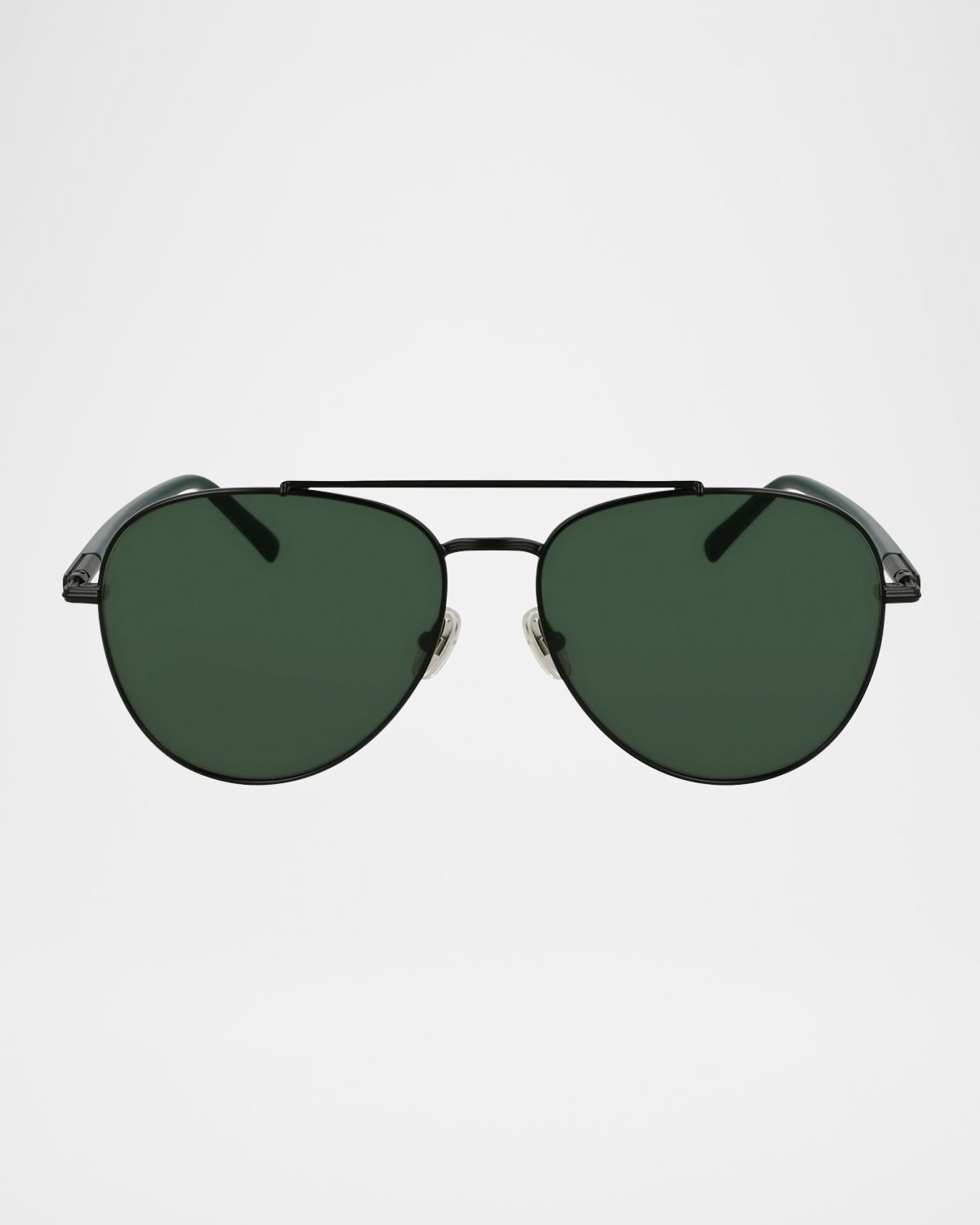 Ferragamo Men 's SF316S Prisma Metal Aviator Sunglasses | Thumbnail 4