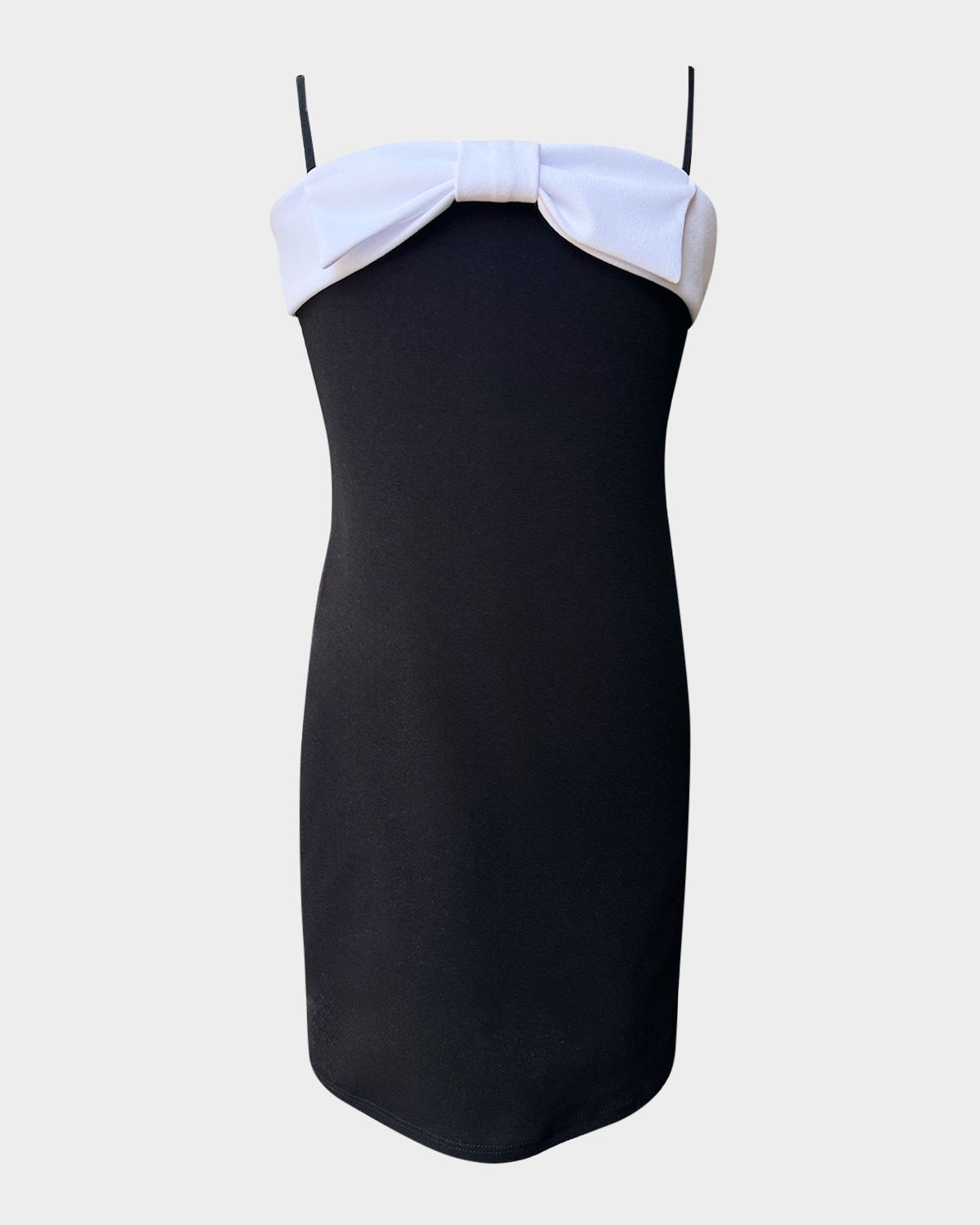 Un Deux Trois Girl 's Crepe Bow Front Dress, Size 7-16 | Thumbnail 5