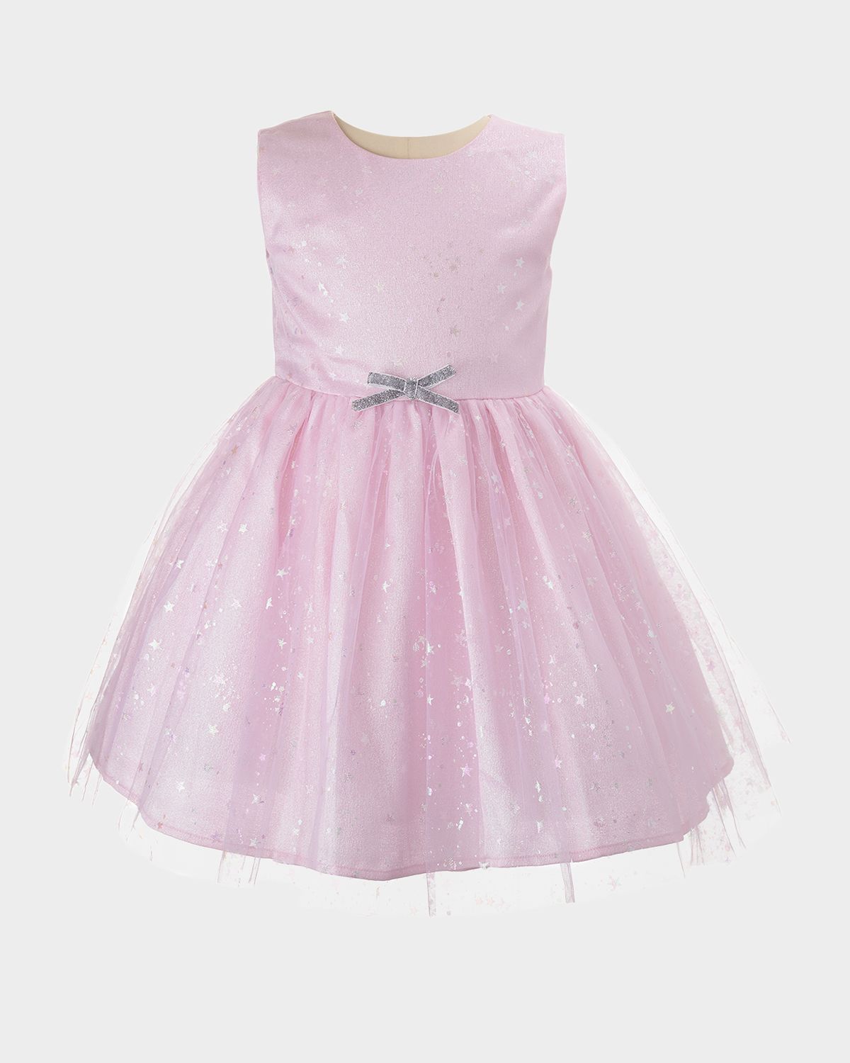 Rachel Riley Girl's Sparkle Star Tulle Dress, Size 2-14