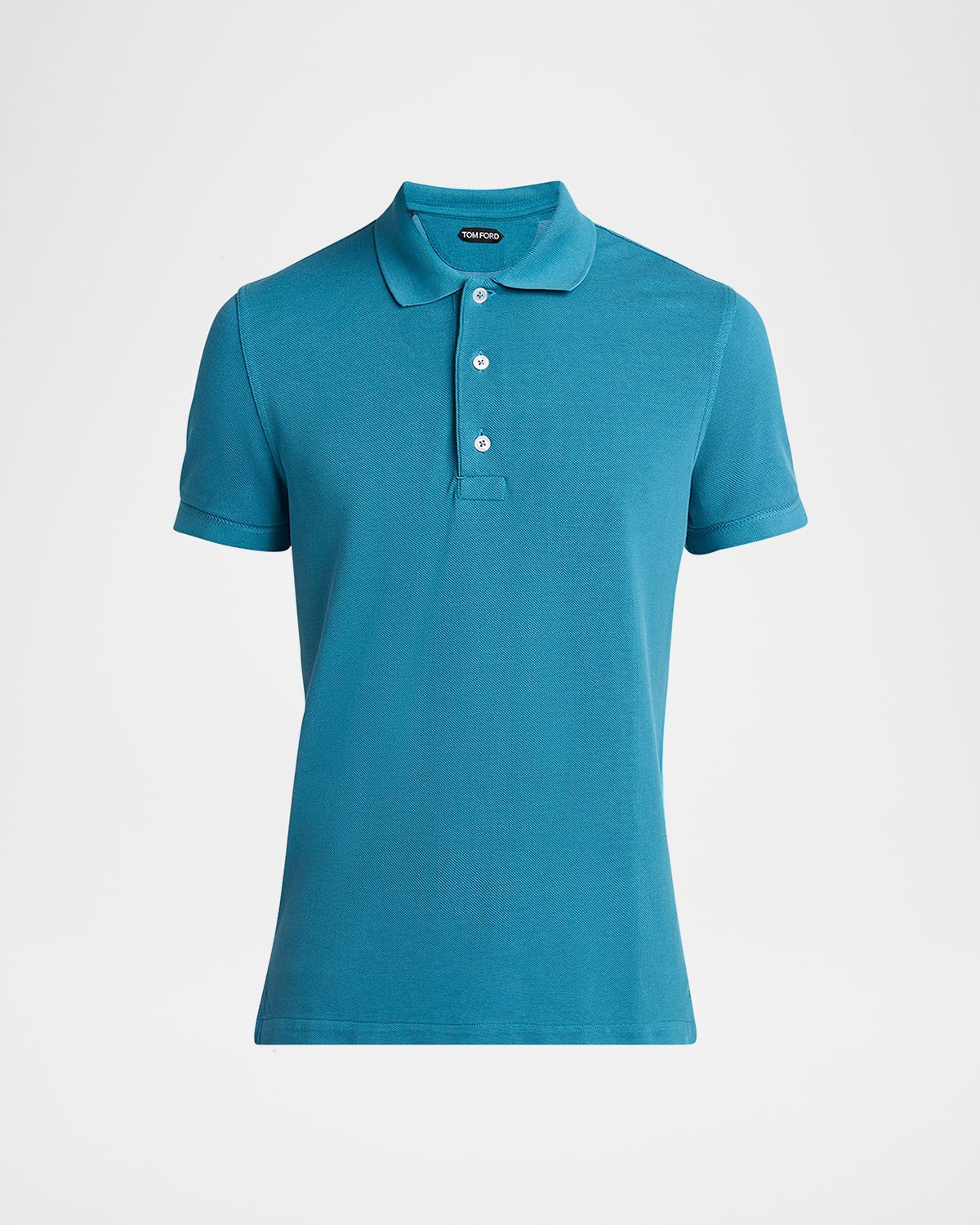 TOM FORD Men 's Lyocell Pique Polo Shirt