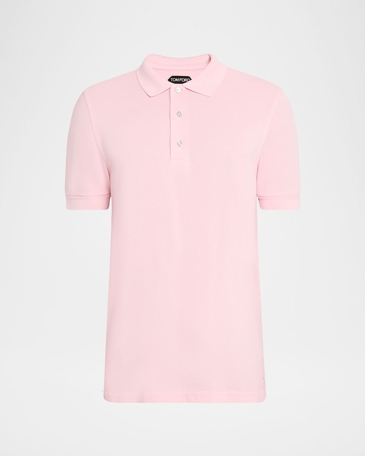 TOM FORD Men 's Lyocell Pique Polo Shirt | Thumbnail 6 TOM FORD Men 's Lyocell Pique Polo Shirt | Thumbnail 6
