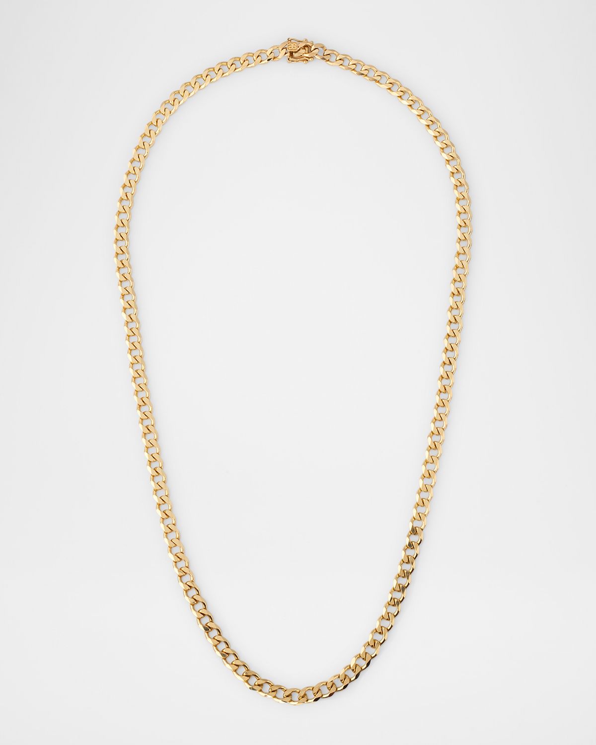 Sydney Evan Men 's 14K Yellow Gold Curb Link Chain Necklace, 22"L